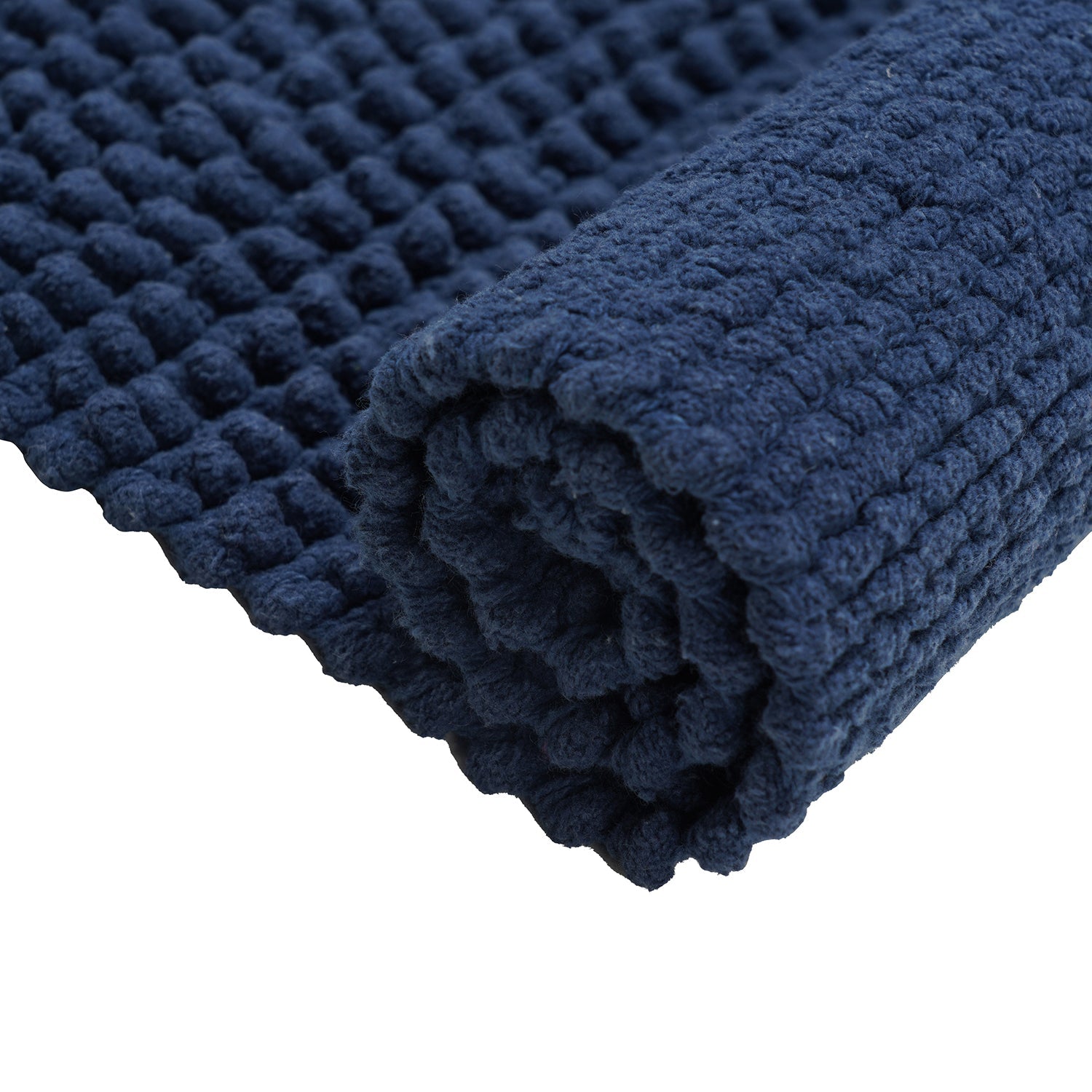 Dark Blue Reversible Bathmat 75×45cm