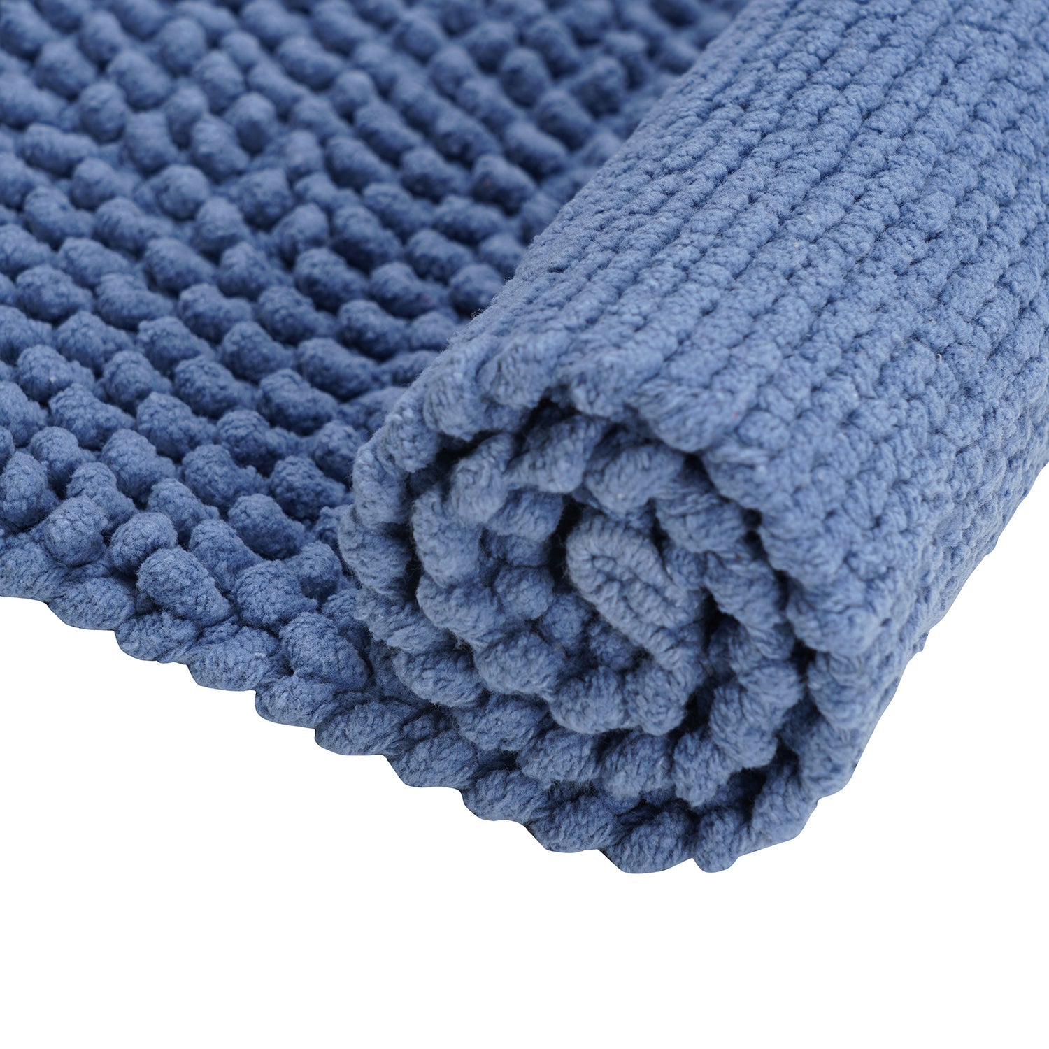 Blue Reversible Bathmat 75×45cm