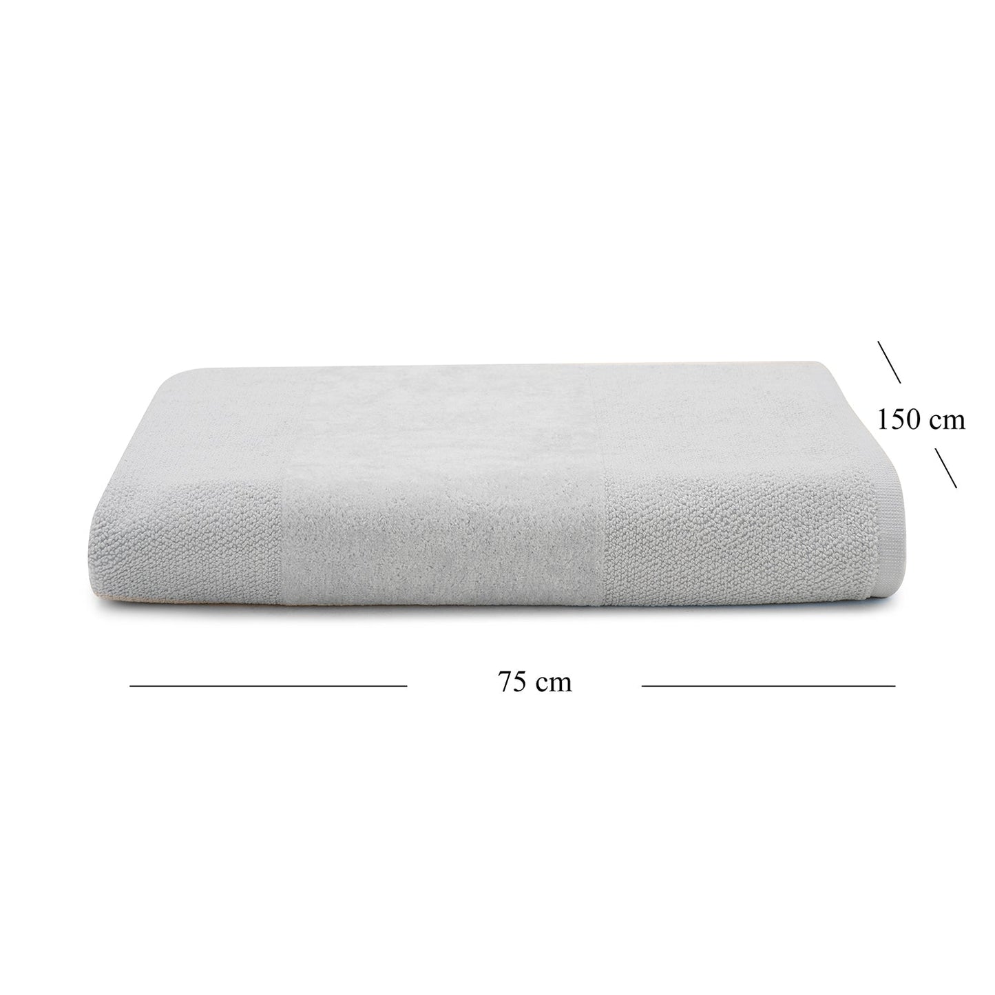 Bath Towel, Lt. Blue, 75X150Cm