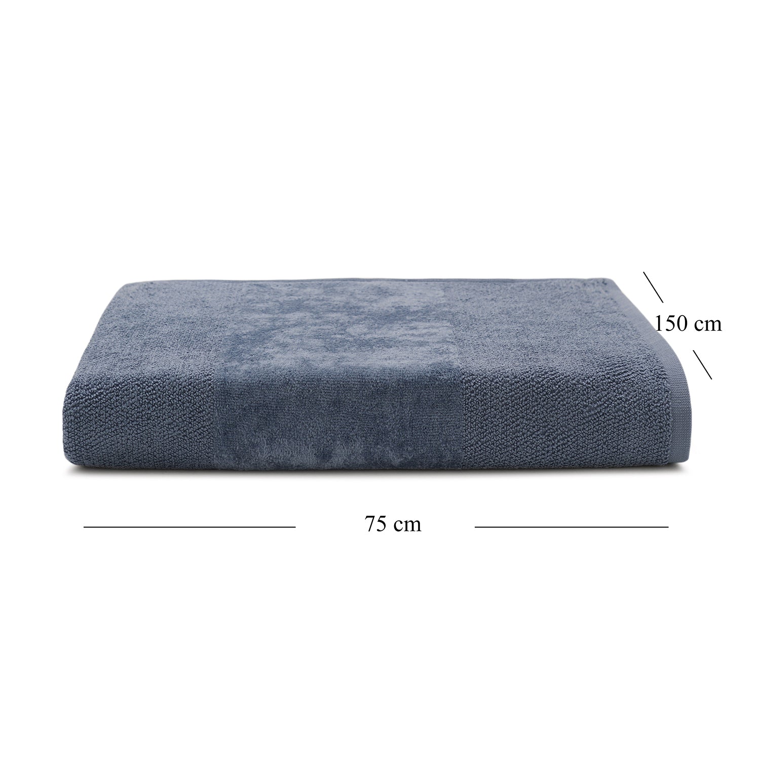 Bath Towel, Indigo, 75X150Cm