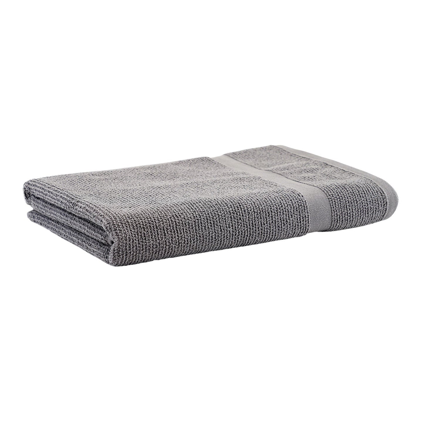 Grey Cotton Bath Towel 75×45cm