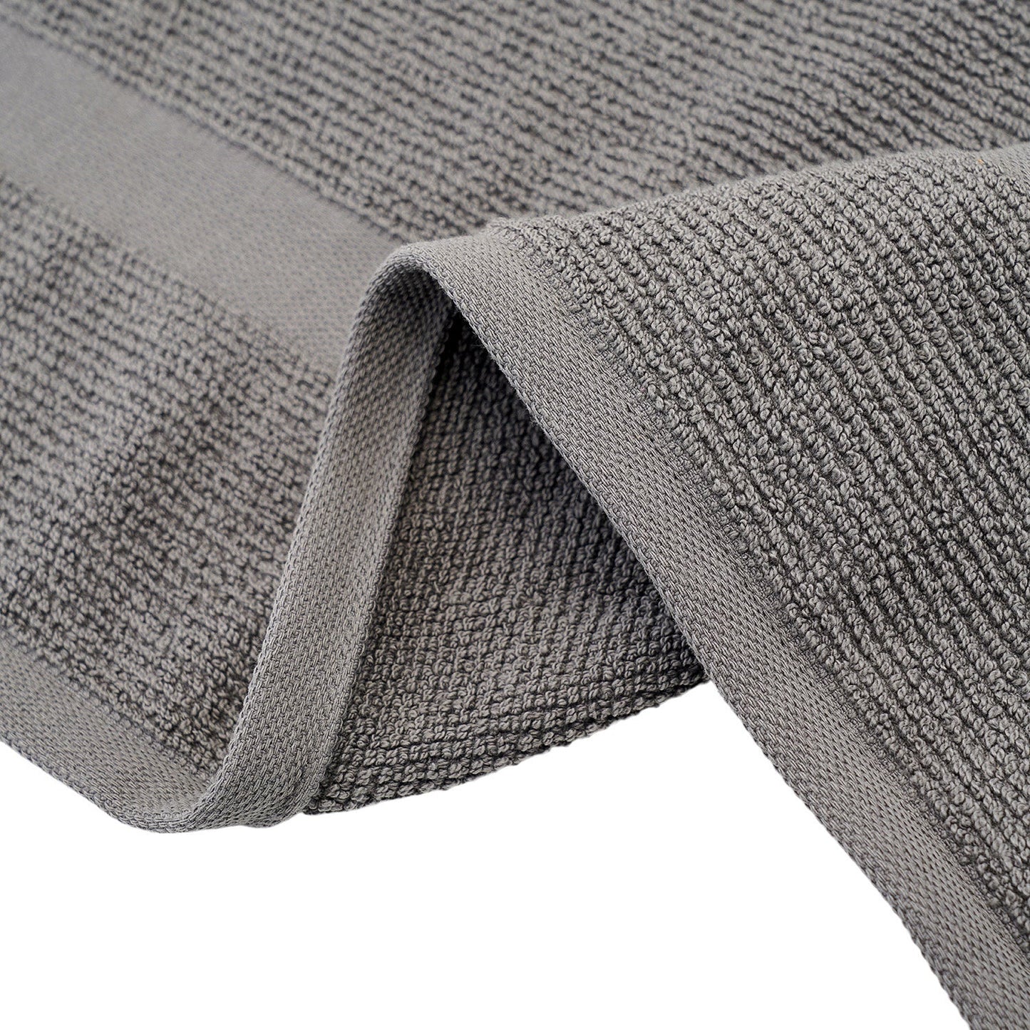 Grey Cotton Bath Towel 75×45cm