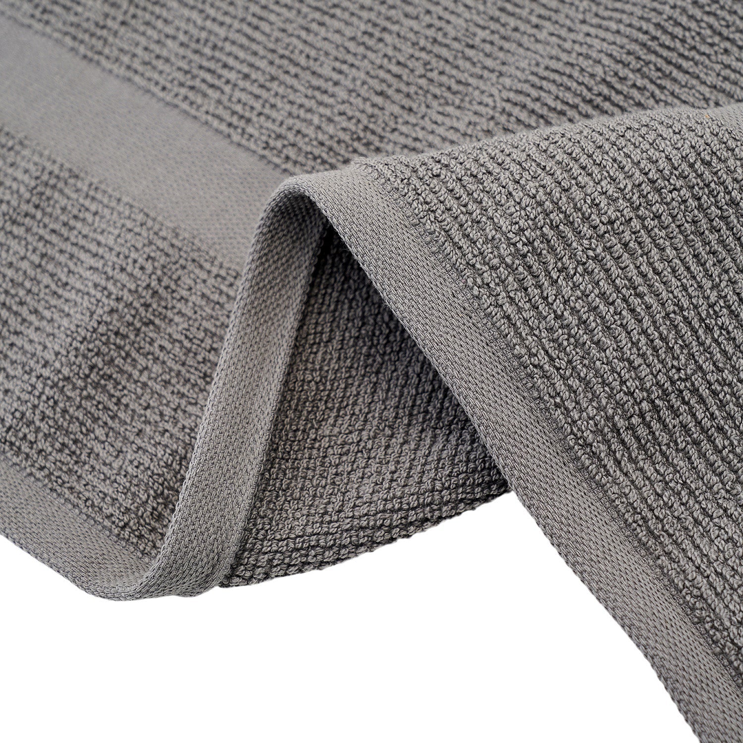 Grey Cotton Bath Towel 75×45cm