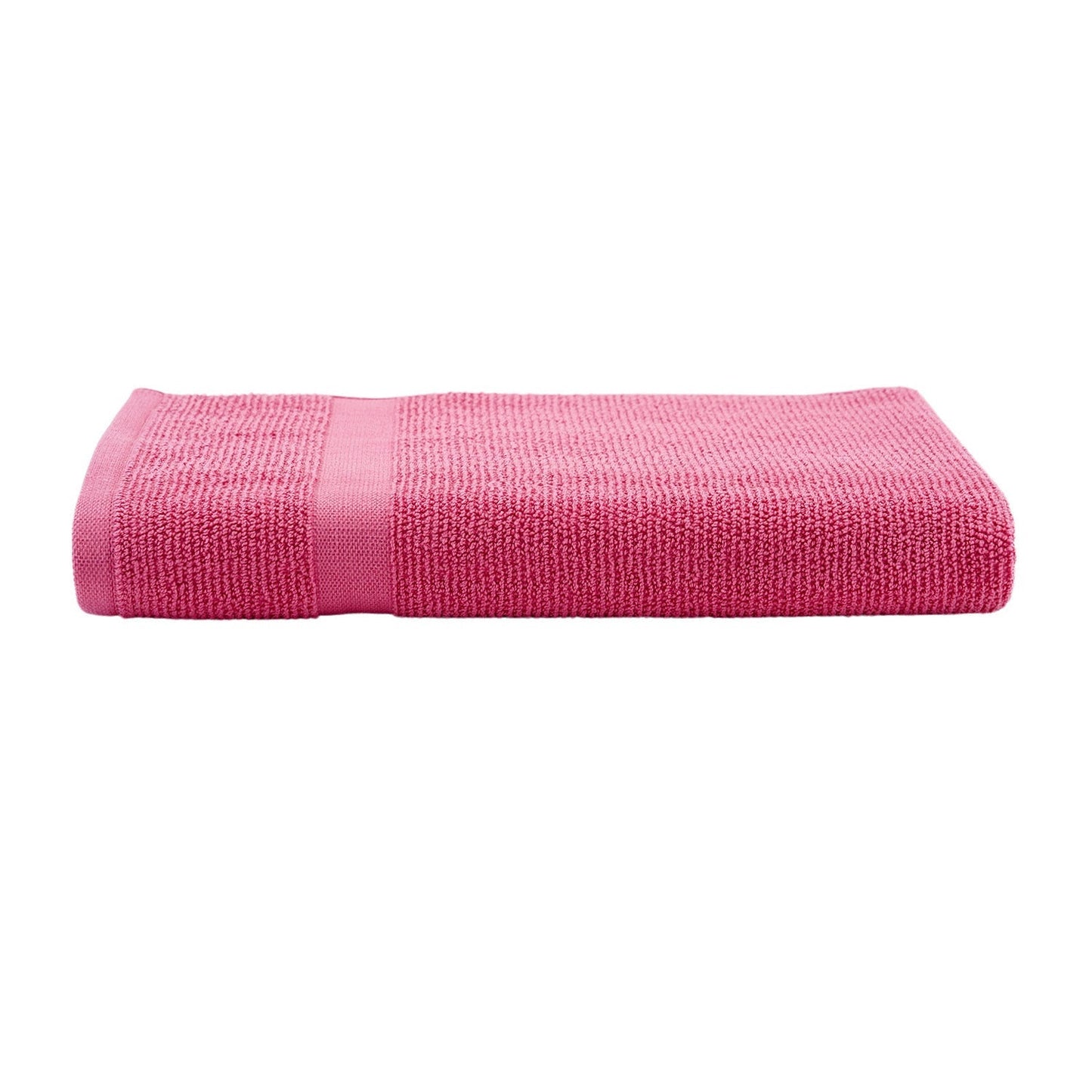Pink Cotton Bath Towel 75×45cm
