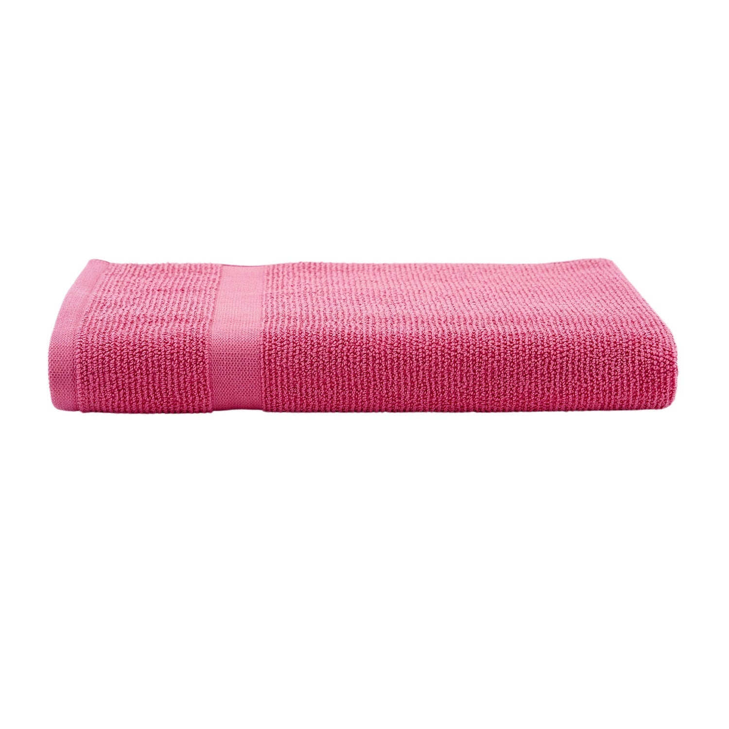 Pink Cotton Bath Towel 75×45cm