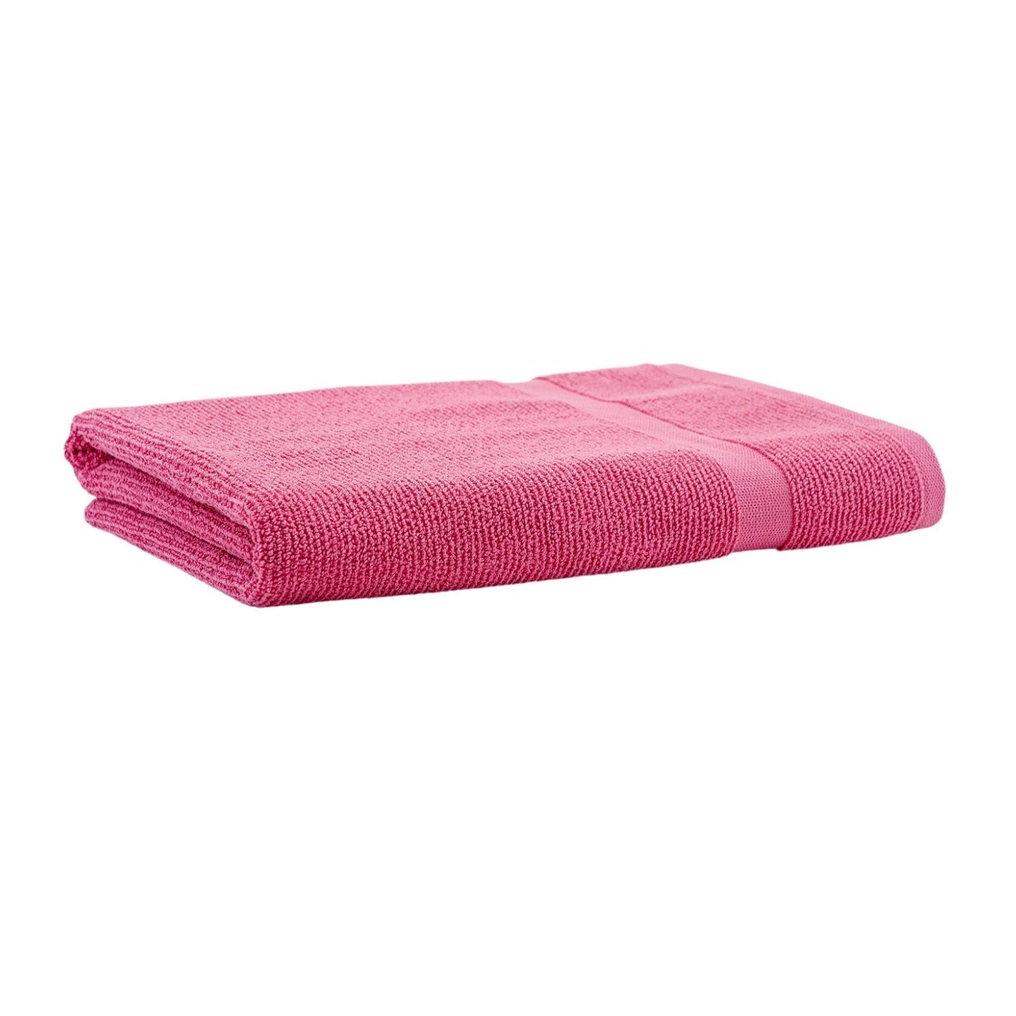 Pink Cotton Bath Towel 75×45cm