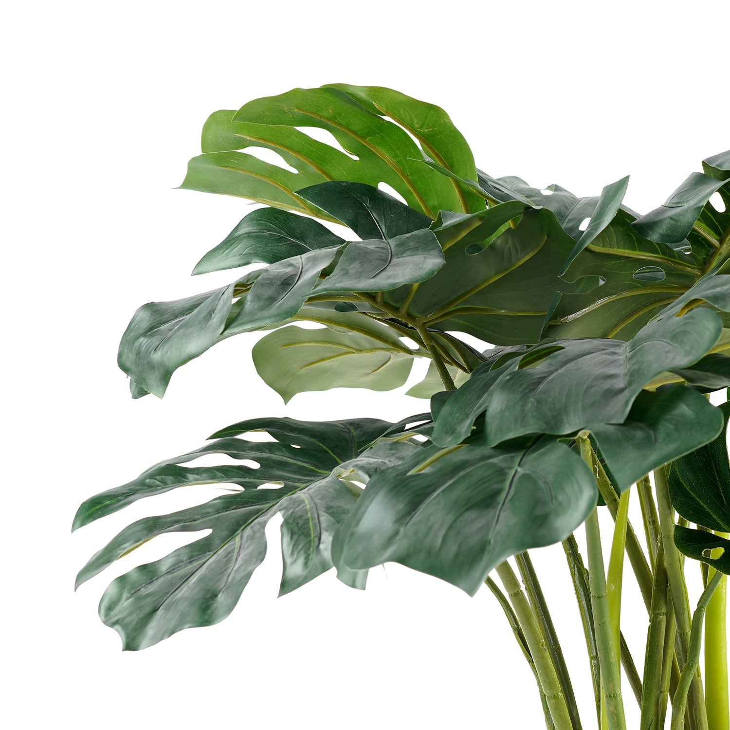 Green Artificial Monstera Potted Plant