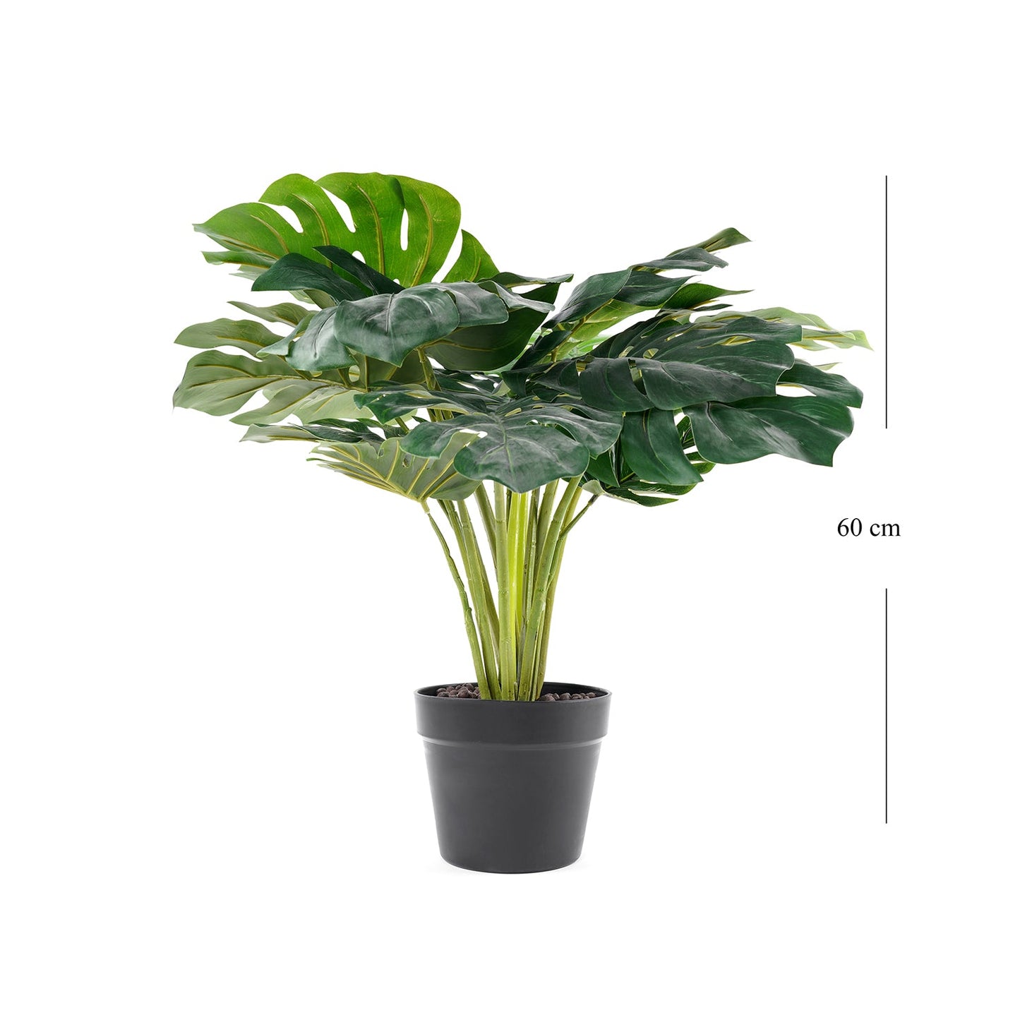 Green Artificial Monstera Potted Plant