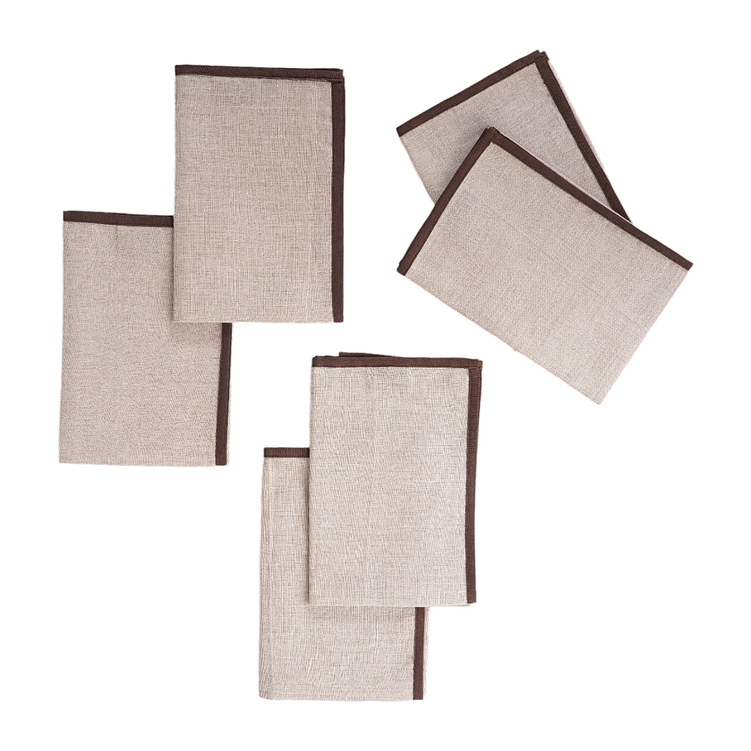 Elite Napkin, Natural Brown, 40X40 Cm