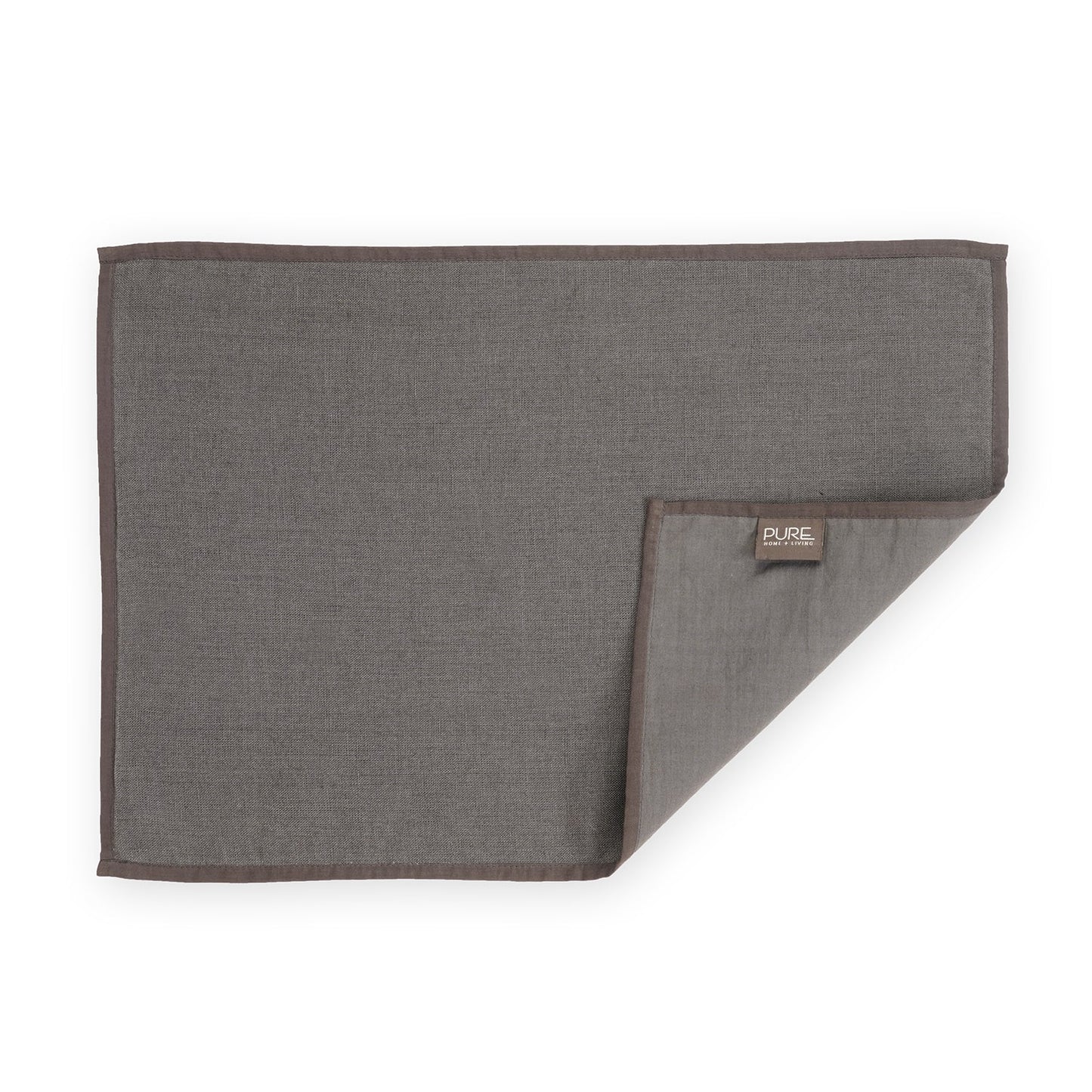 Dark Grey Cotton Placemat