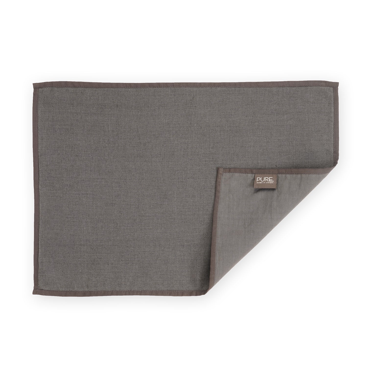 Dark Grey Cotton Placemat