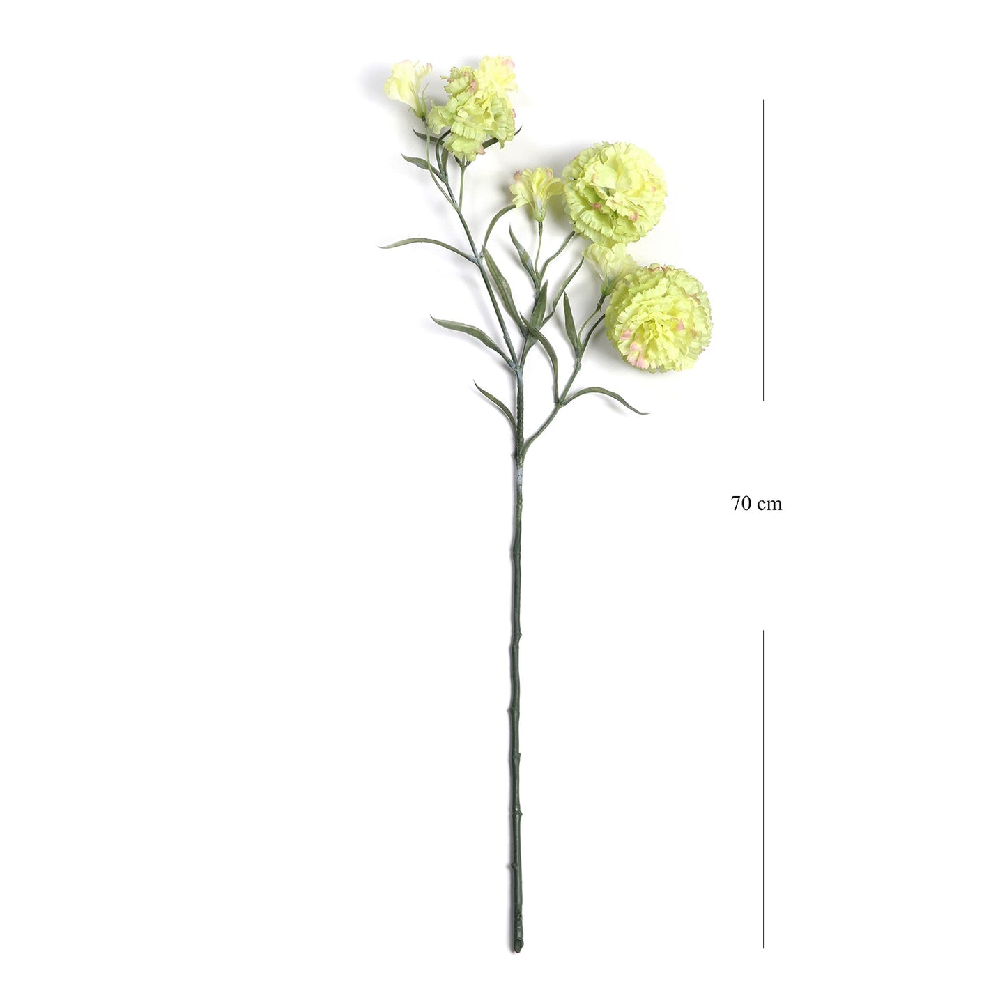 Set of 2 Carnation Green Stem