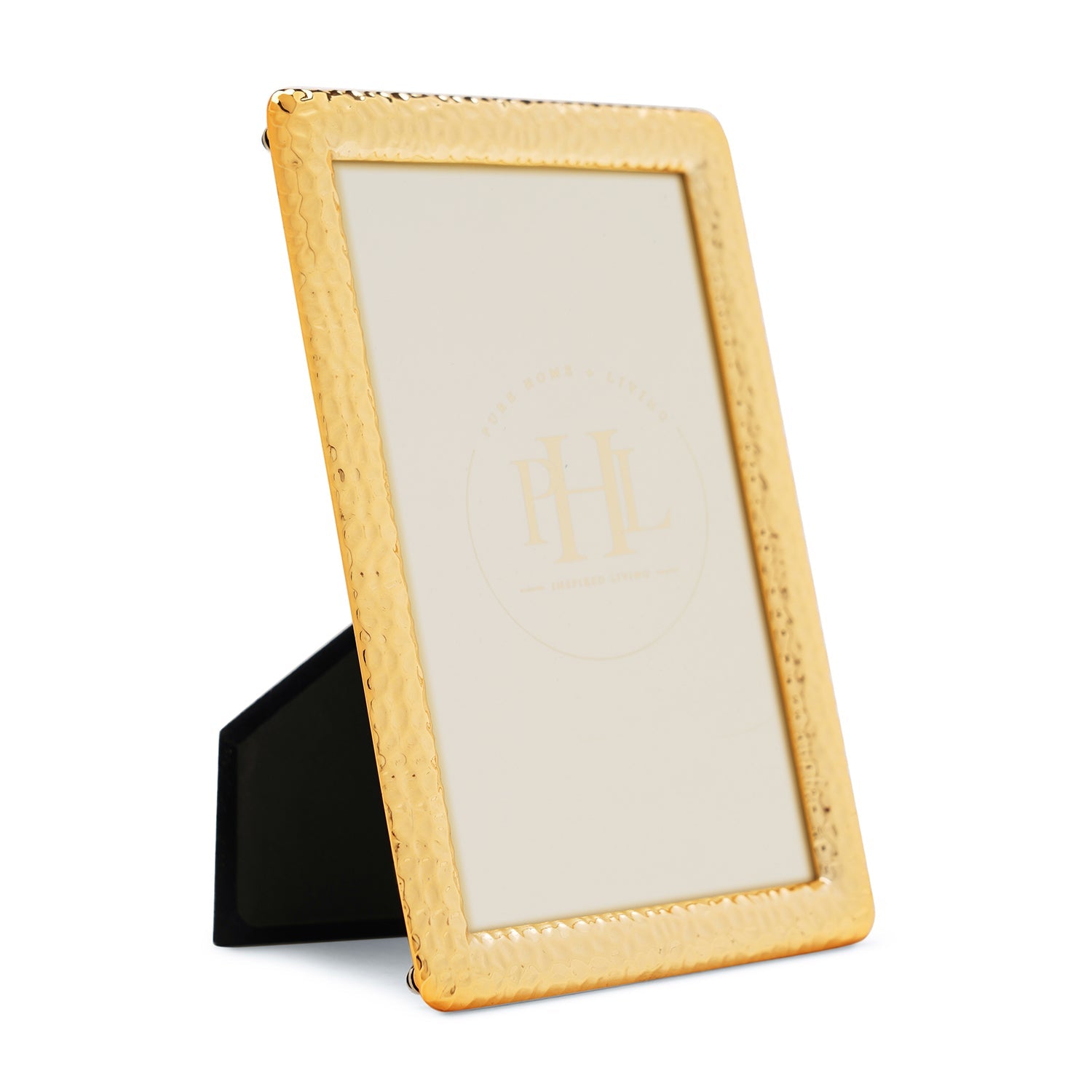 Gold Plated Hammered Metal Frame - Small