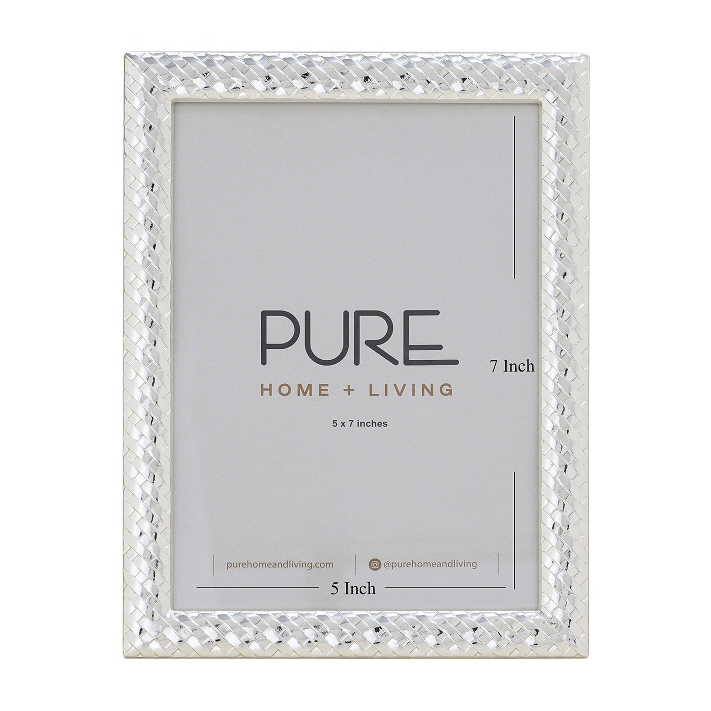 Prisma Silver Plated Photo Frame