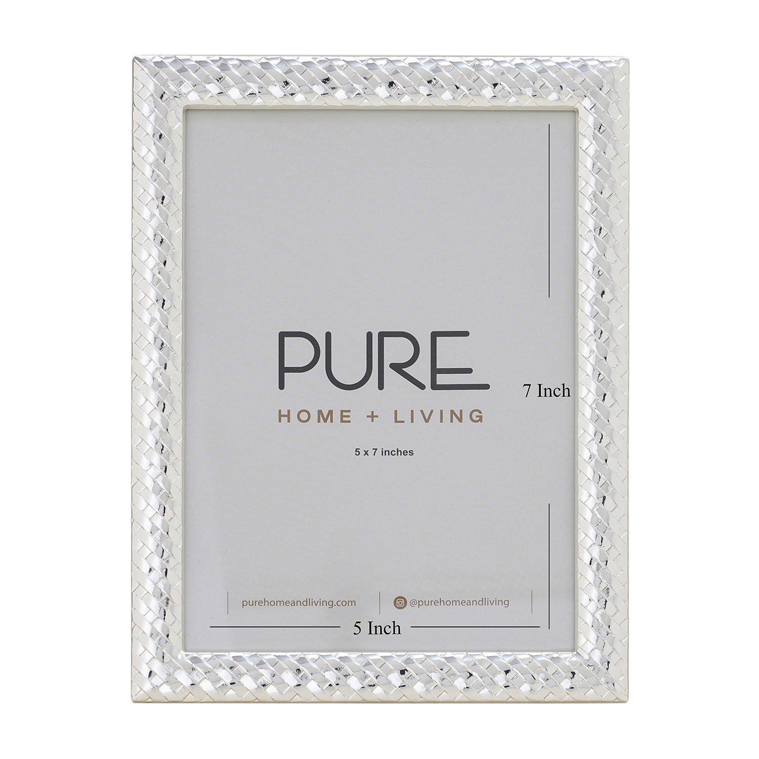 Prisma Silver Plated Photo Frame