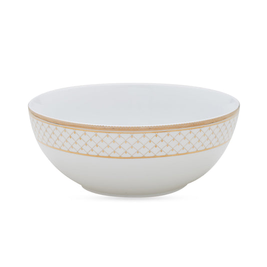 Classic Gold Interlaced Design Serving Bowl