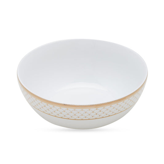 Classic Gold Interlaced Design Serving Bowl