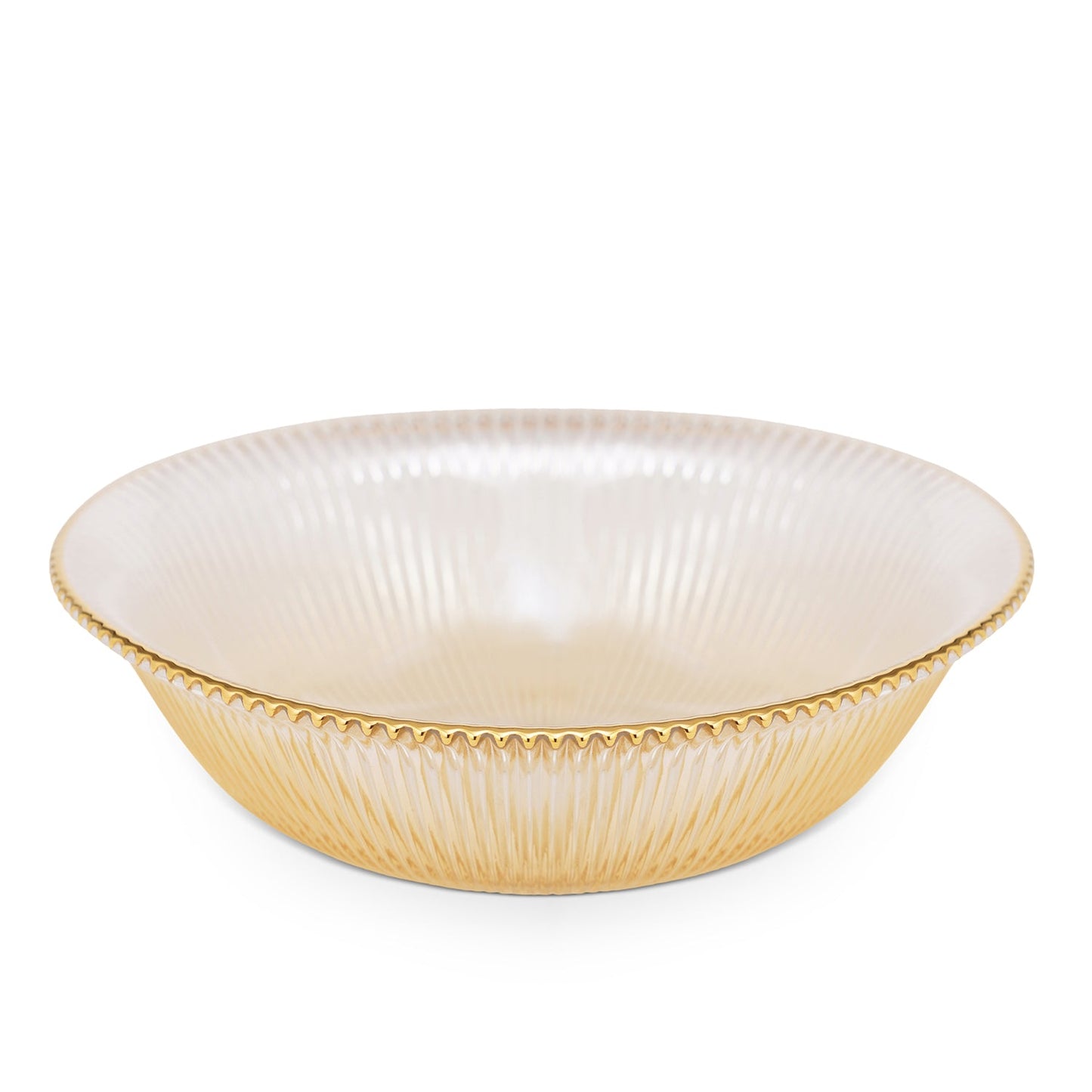 Citrine Gold Luce Rimmed Bowl