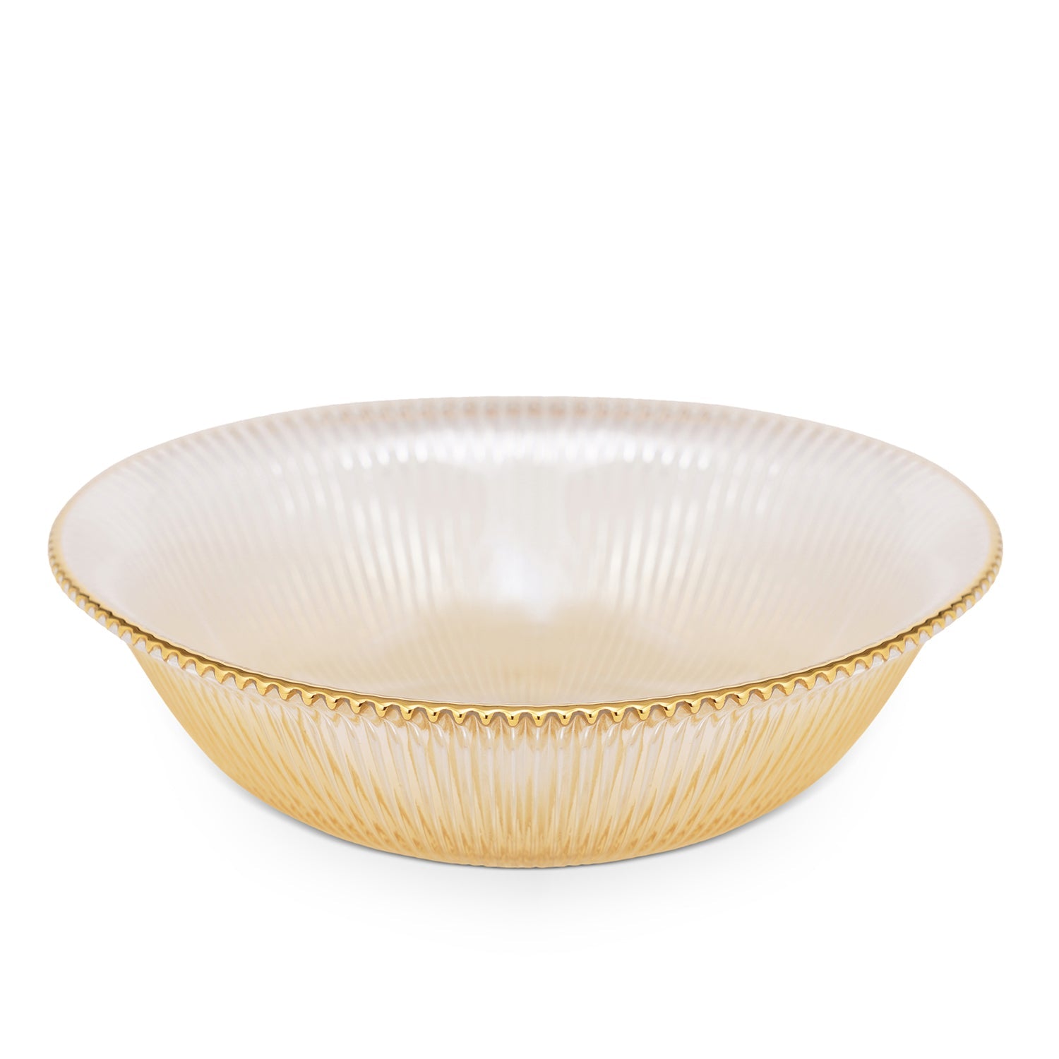 Citrine Gold Luce Rimmed Bowl
