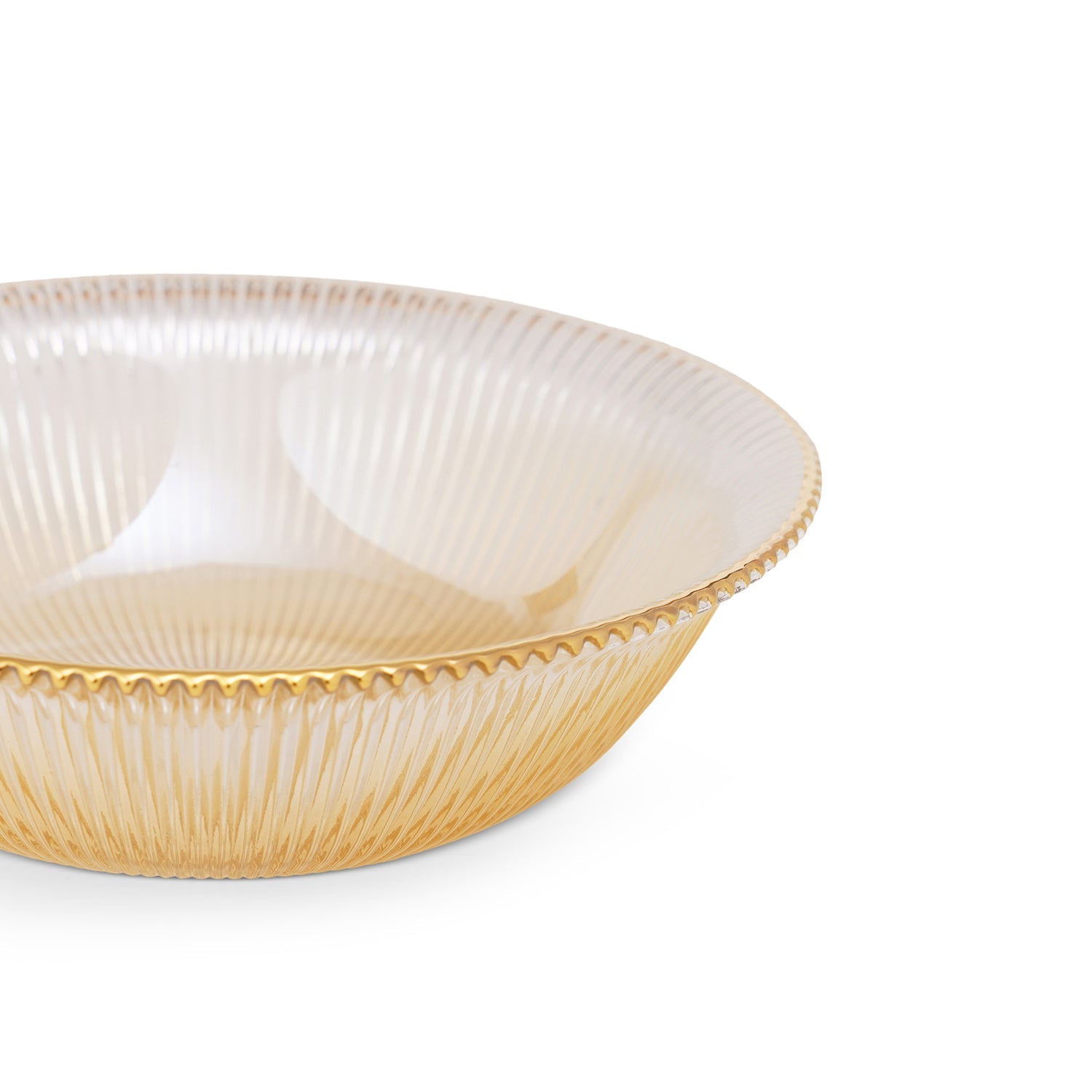 Citrine Gold Luce Rimmed Bowl