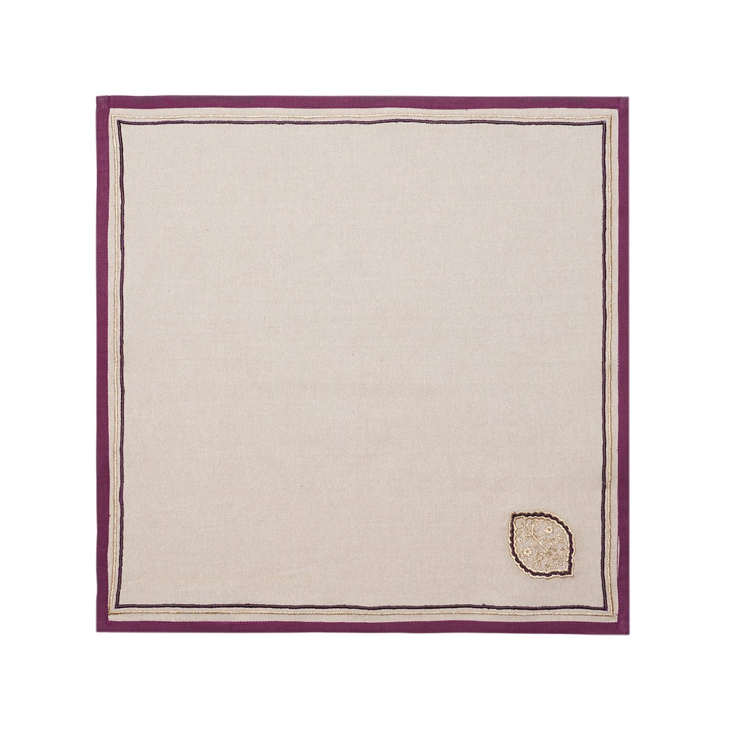 Set Of 6 Vera Purple Napkins