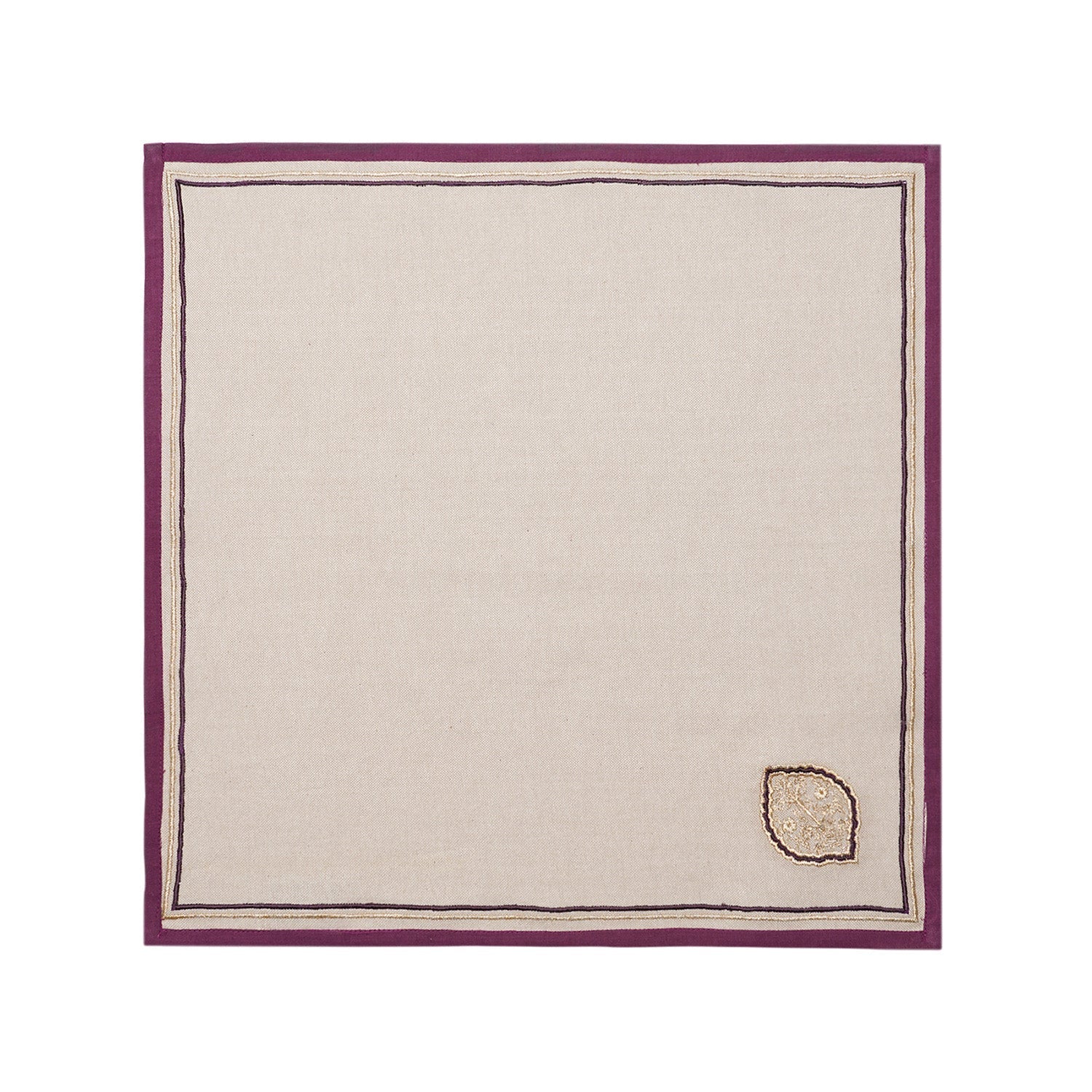 Set Of 6 Vera Purple Napkins