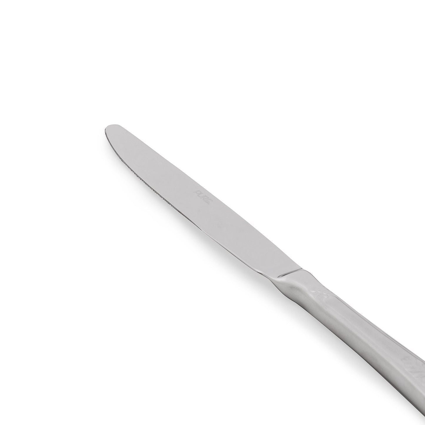 Set Of 4 Silver Stainless Steel Dinner Knives