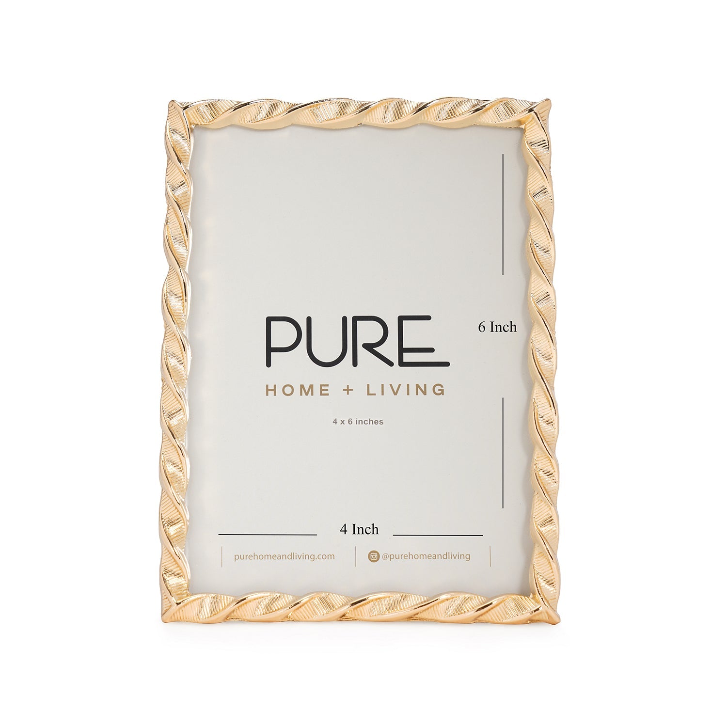 Gold Swivel Metal Photo Frame - Small
