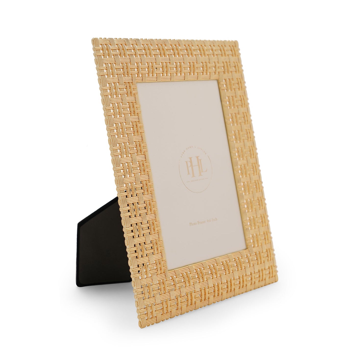 Gold Plated Intertwisted Metal Photo Frame - Small
