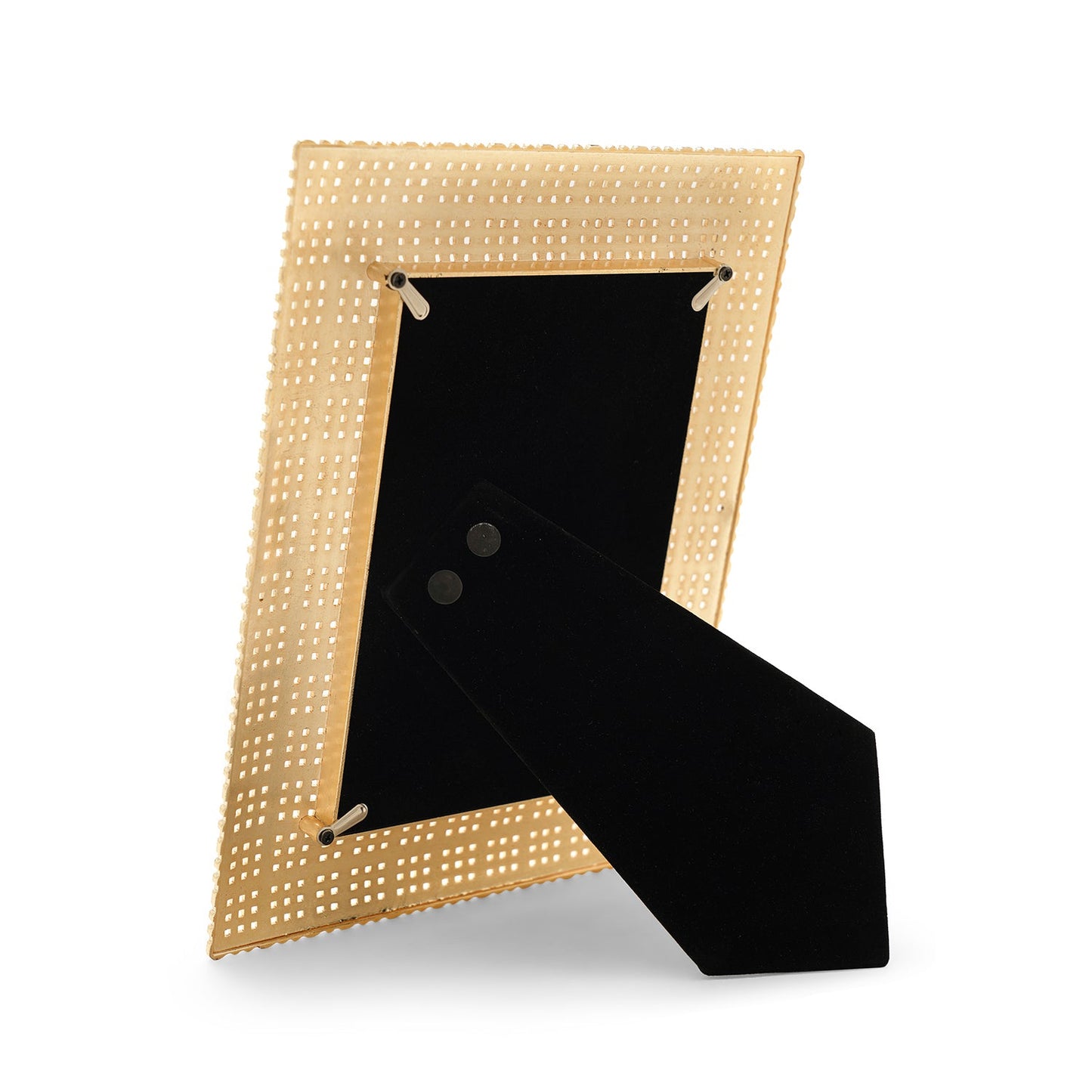 Gold Plated Intertwisted Metal Photo Frame - Small