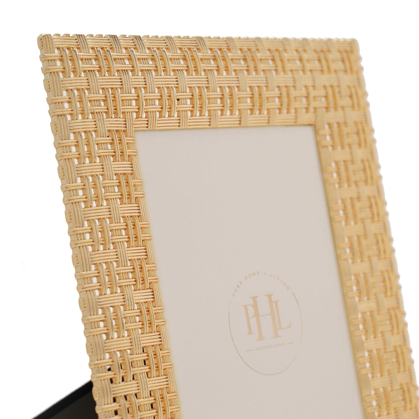 Gold Plated Intertwisted Metal Photo Frame - Small