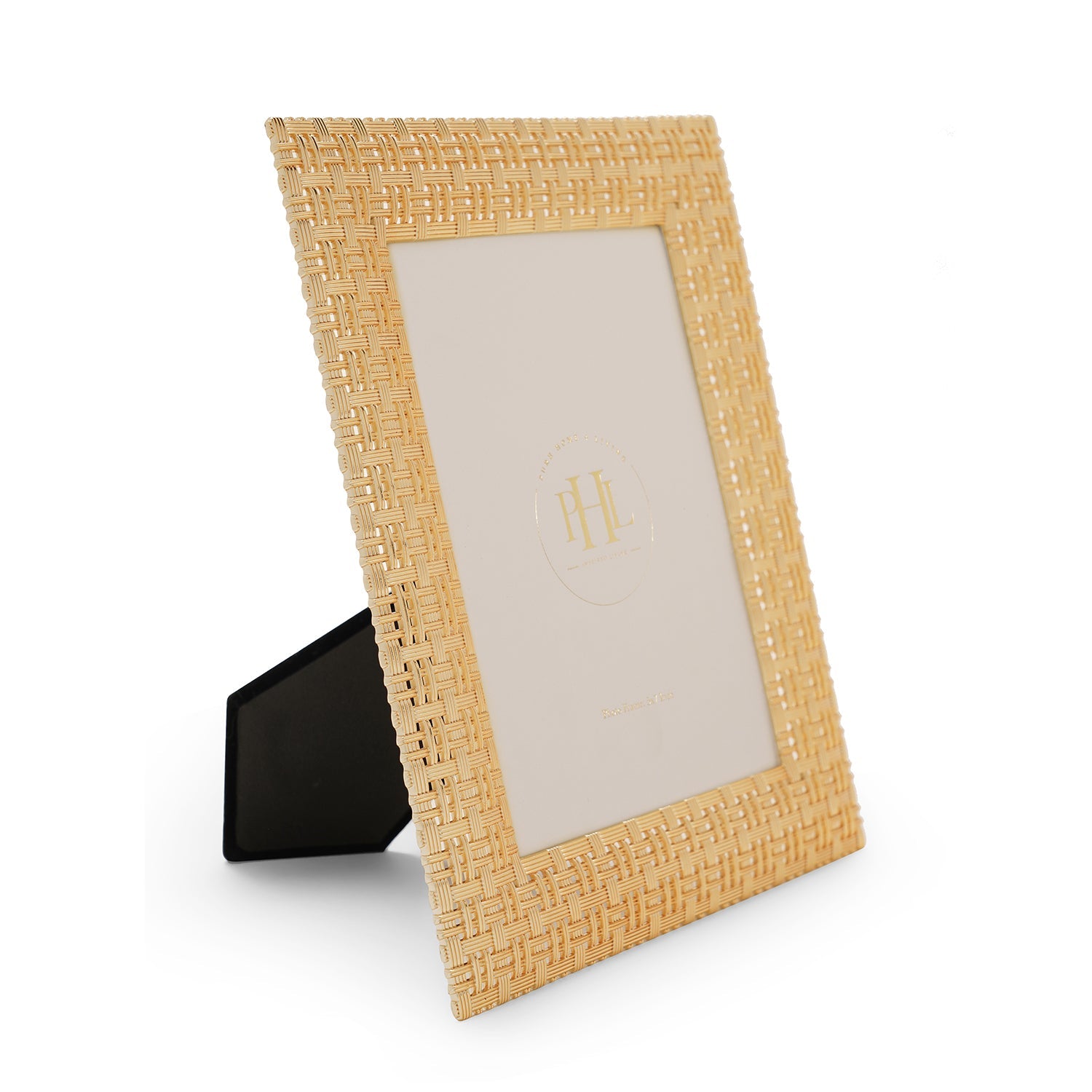 Gold Plated Intertwisted Metal Photo Frame - Large