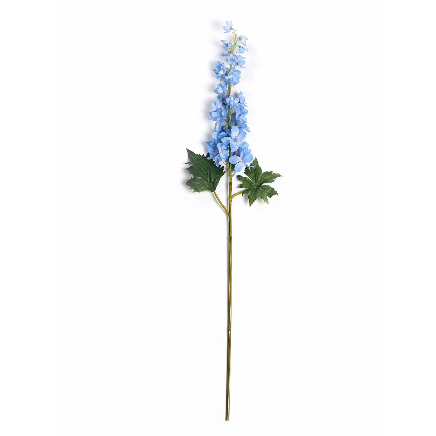 Dark Blue Faux Delphinium Spray Single