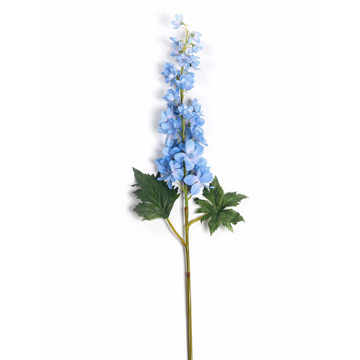 Dark Blue Faux Delphinium Spray Single