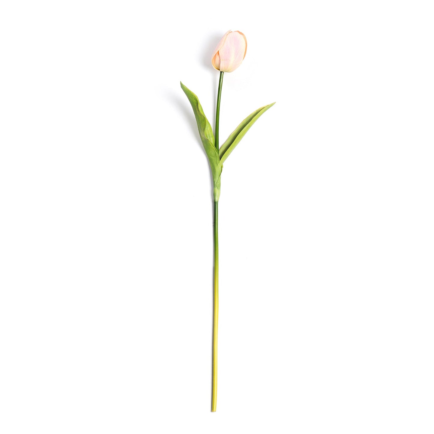 Yellow Faux Tulip Spray Single