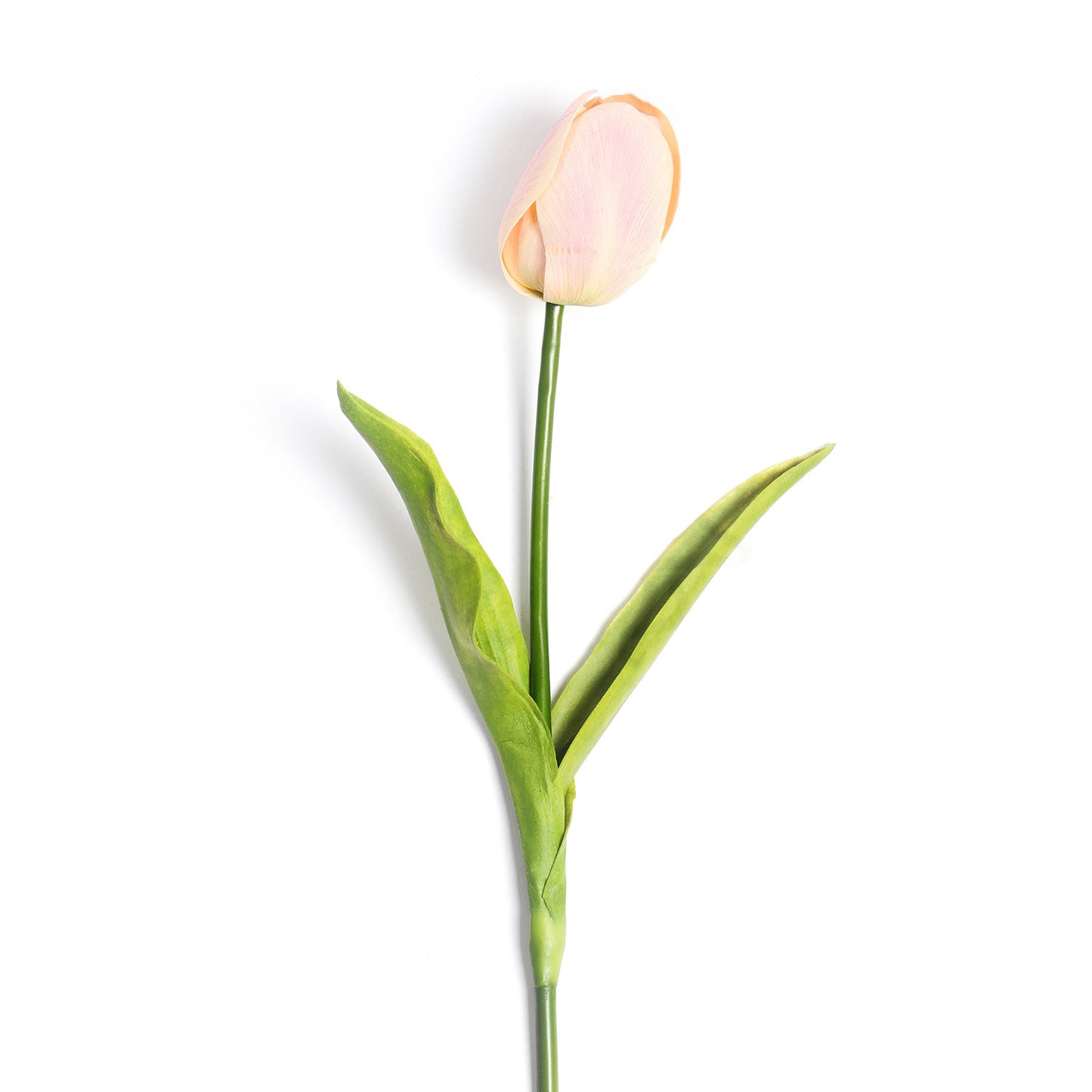 Yellow Faux Tulip Spray Single