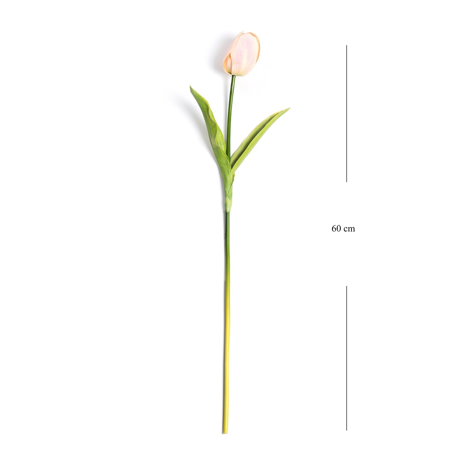 Yellow Faux Tulip Spray Single