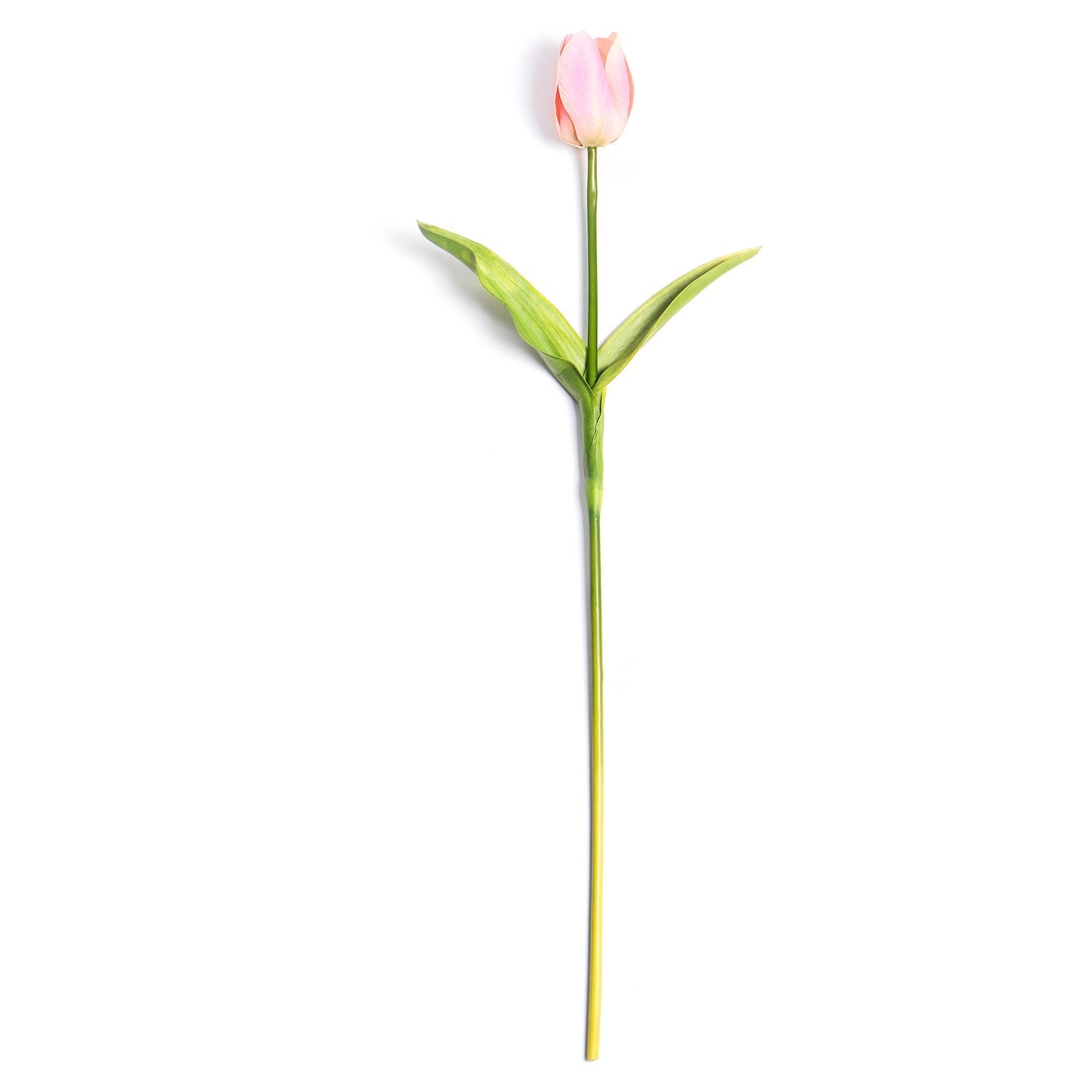 Pink Faux Tulip Spray Single