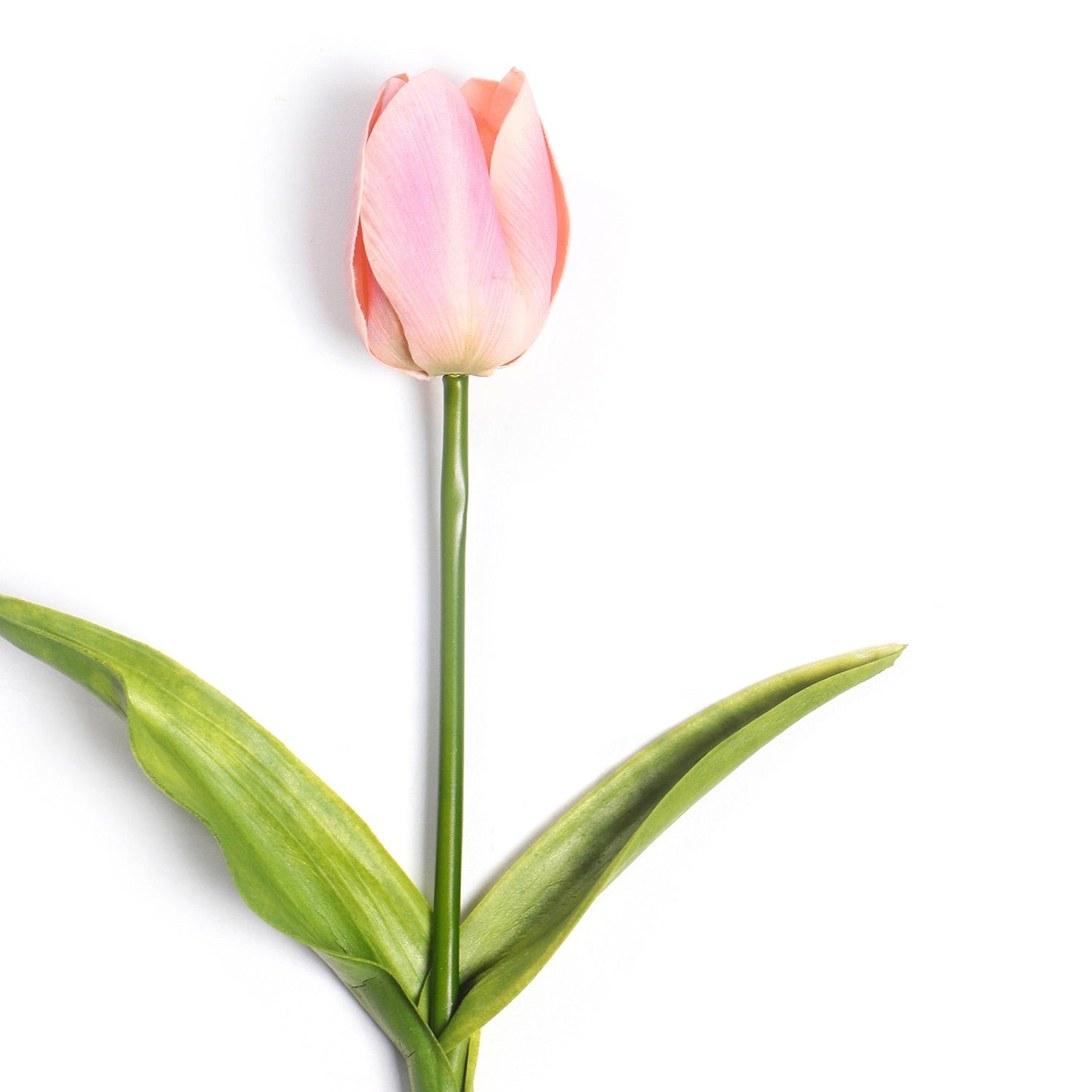 Pink Faux Tulip Spray Single