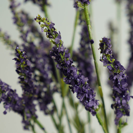 Purple Faux Lavender Spray Single