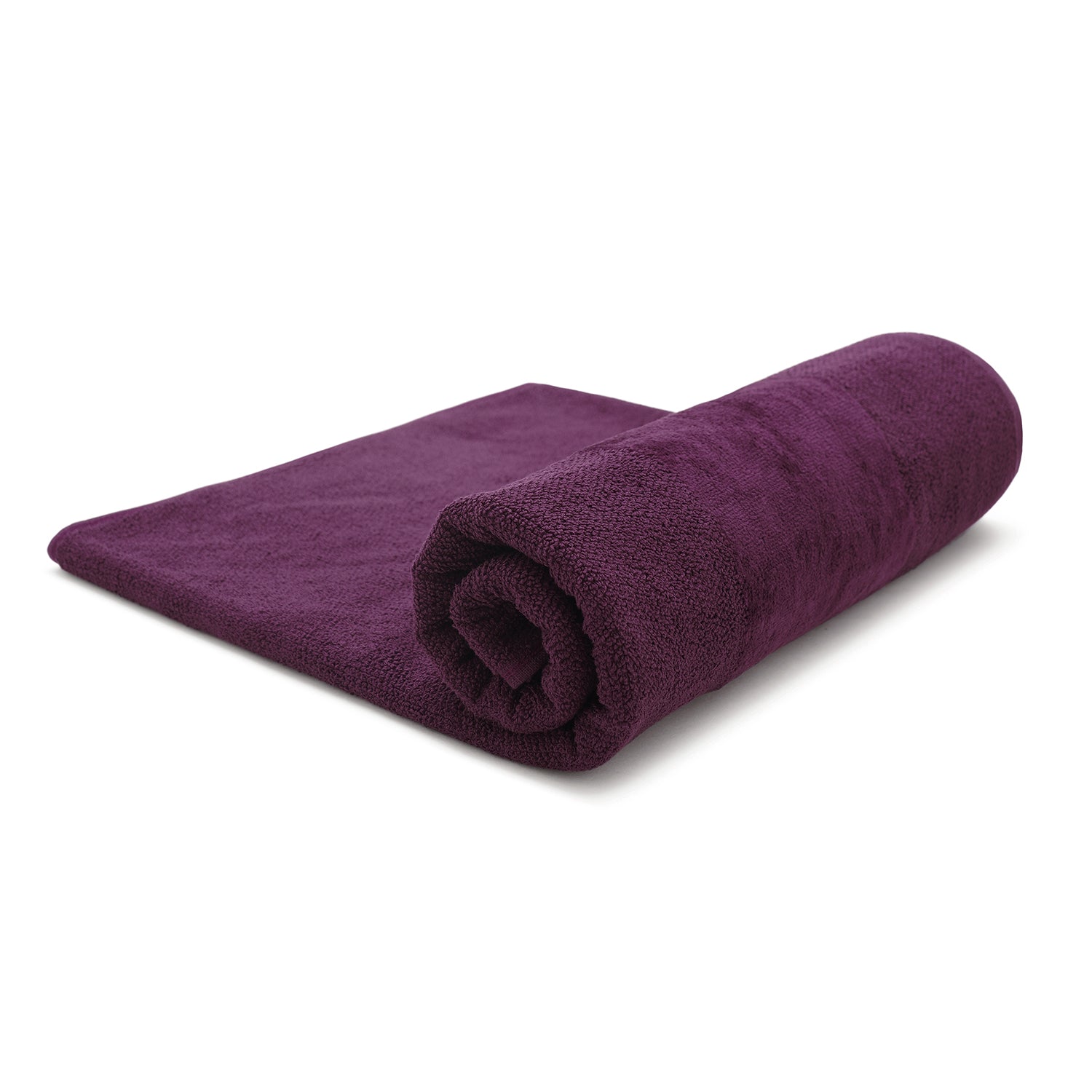 Purple Cotton Bath Towel