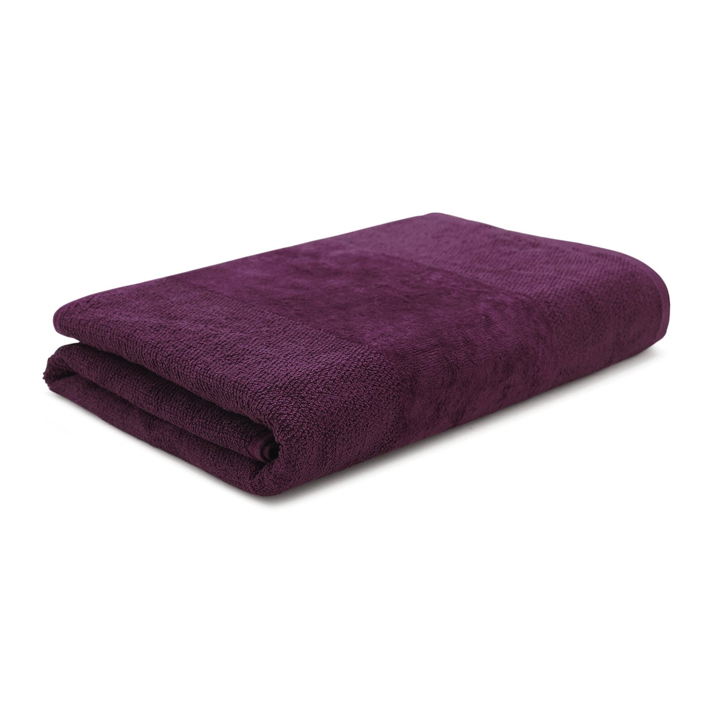 Purple Cotton Bath Towel