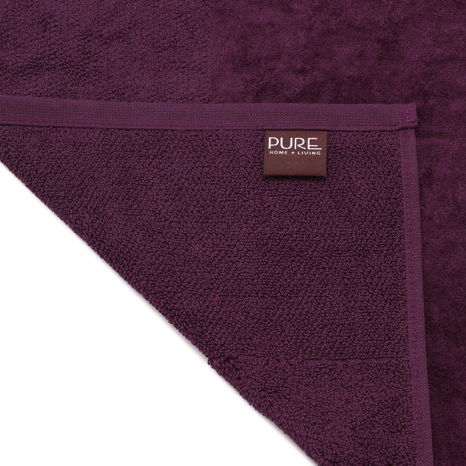 Purple Cotton Bath Towel