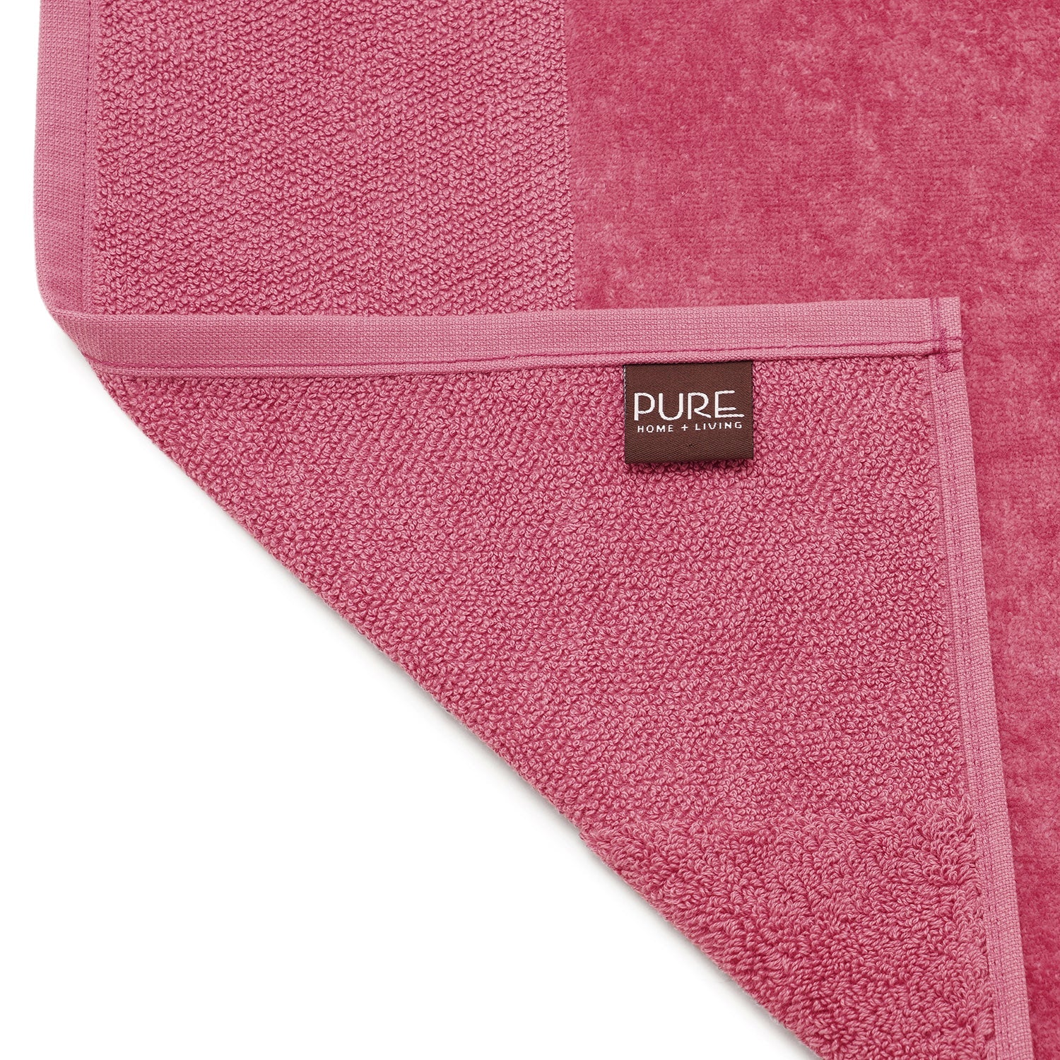 Dark Pink Cotton Bath Towel