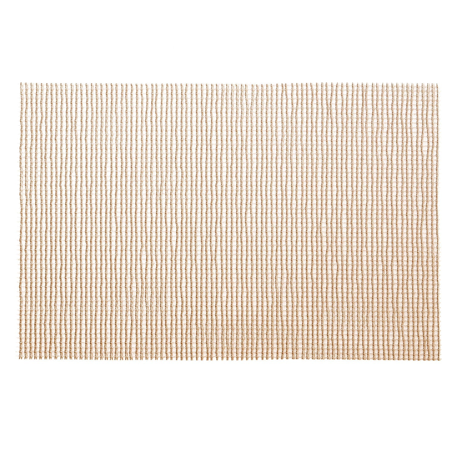 Set Of 2 Beige Checkered Design Pvc Placemats