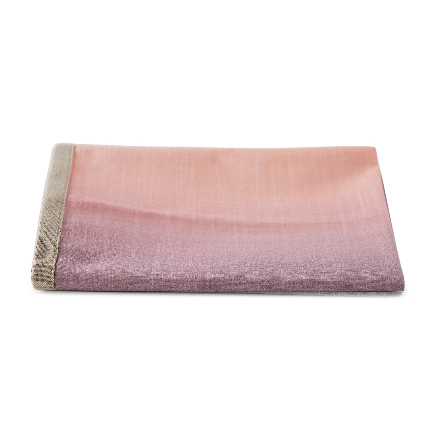 Set Of 4 Pink And Purple Ombre Cotton Napkins