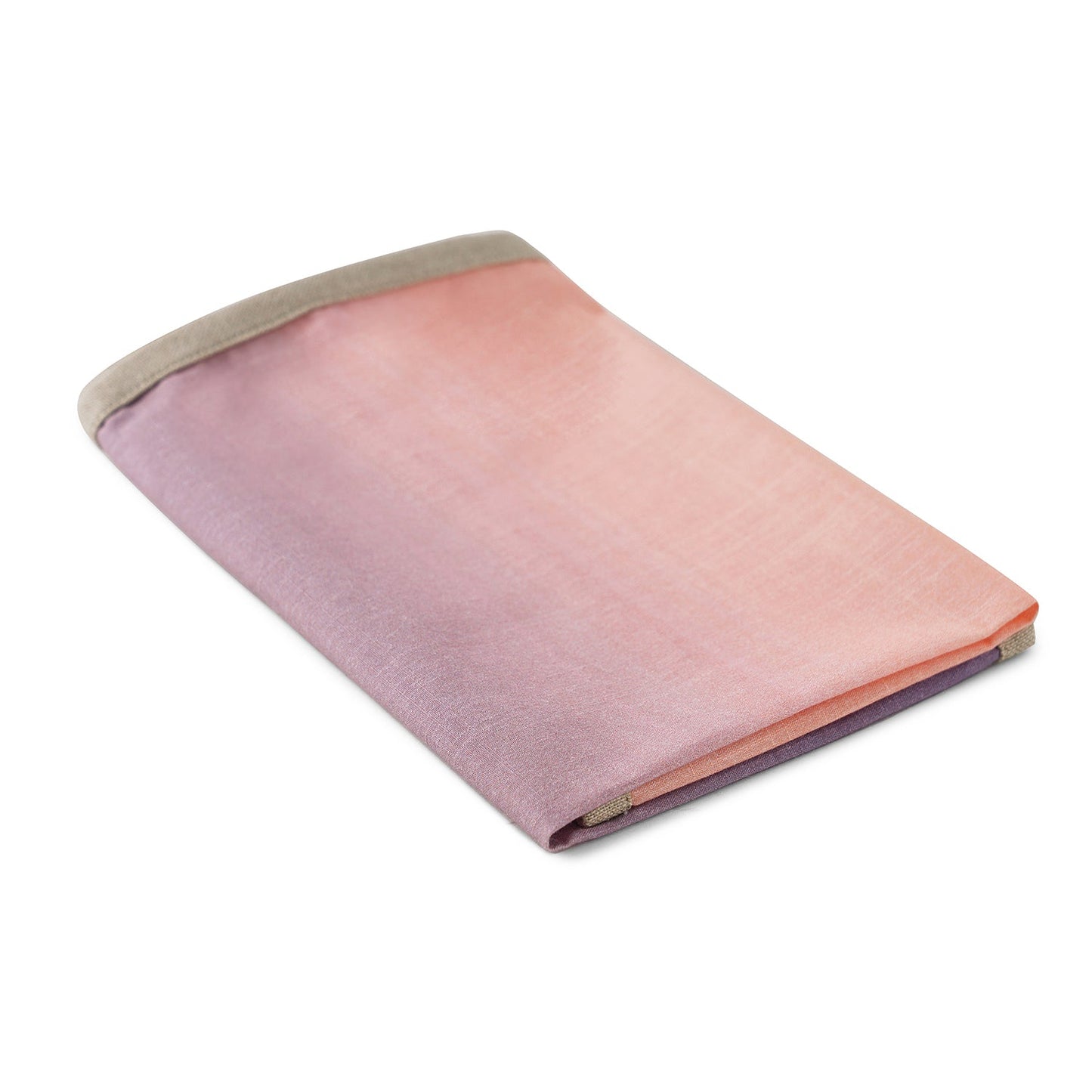 Set Of 4 Pink And Purple Ombre Cotton Napkins