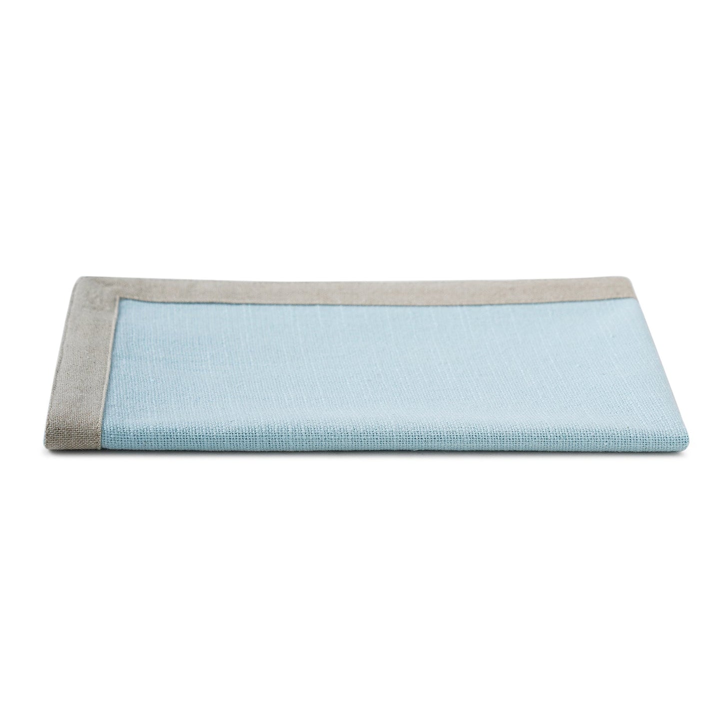 Set Of 2 Blue Cotton Placemats