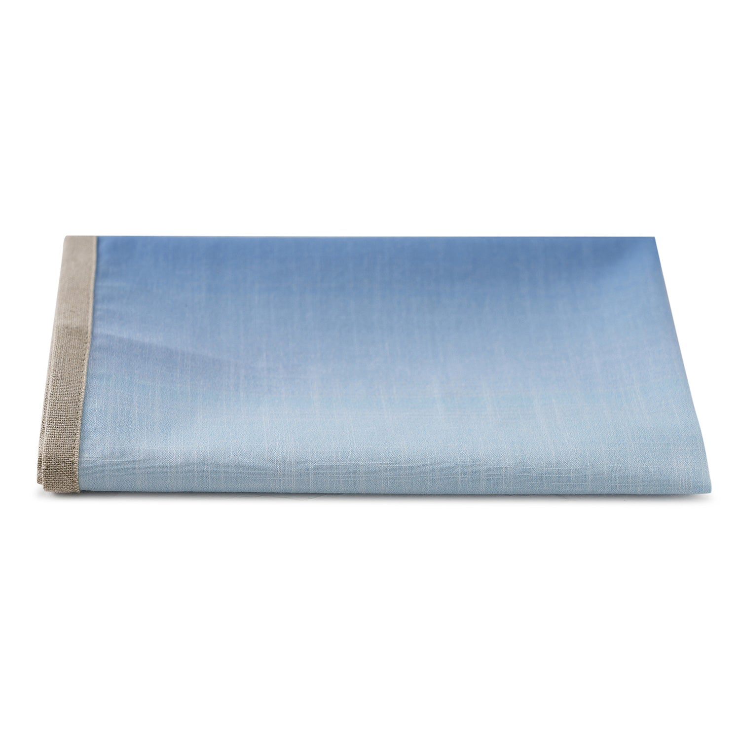 Set Of 4 Blue Ombre Cotton Napkins