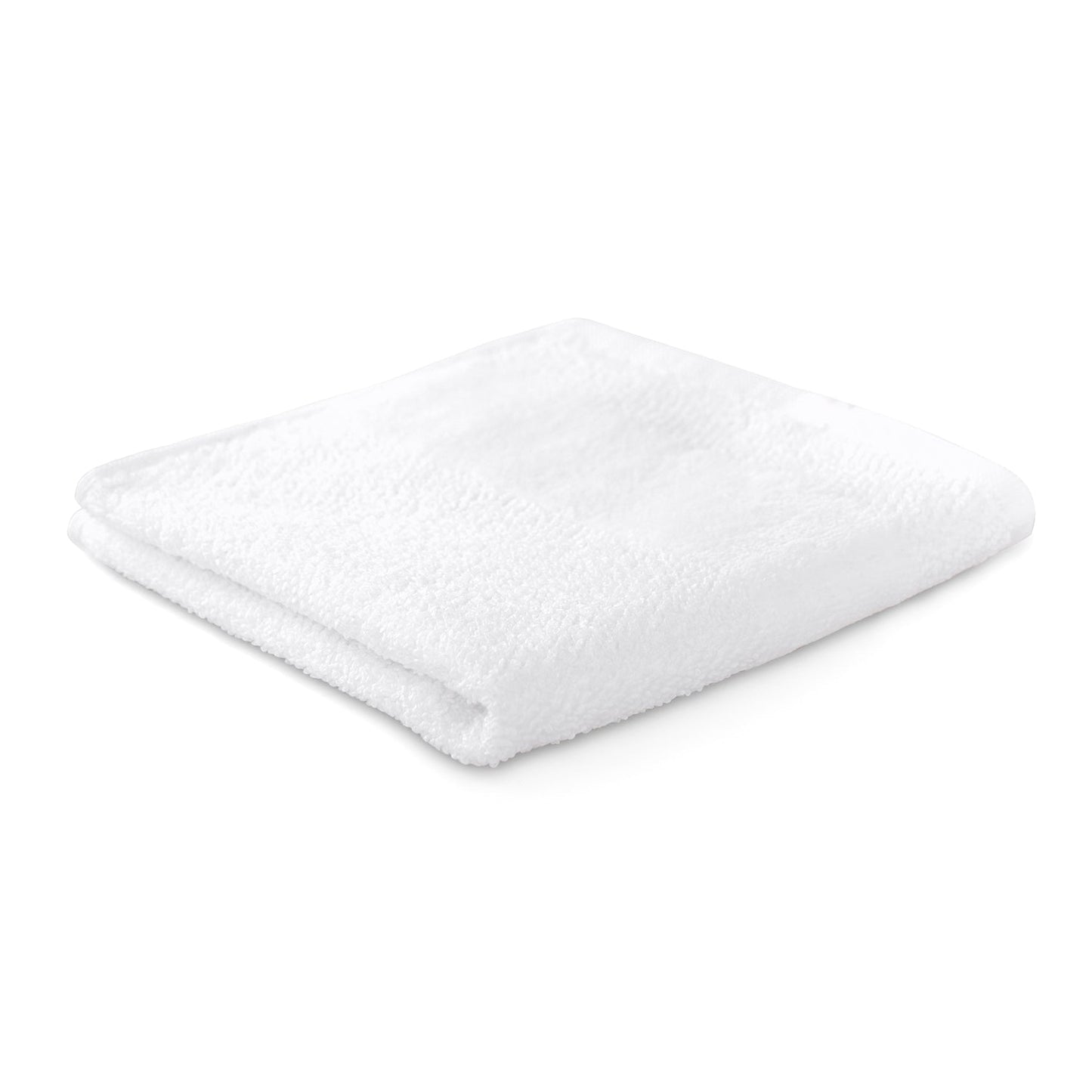 Set Of 8 White Cotton Face Towel